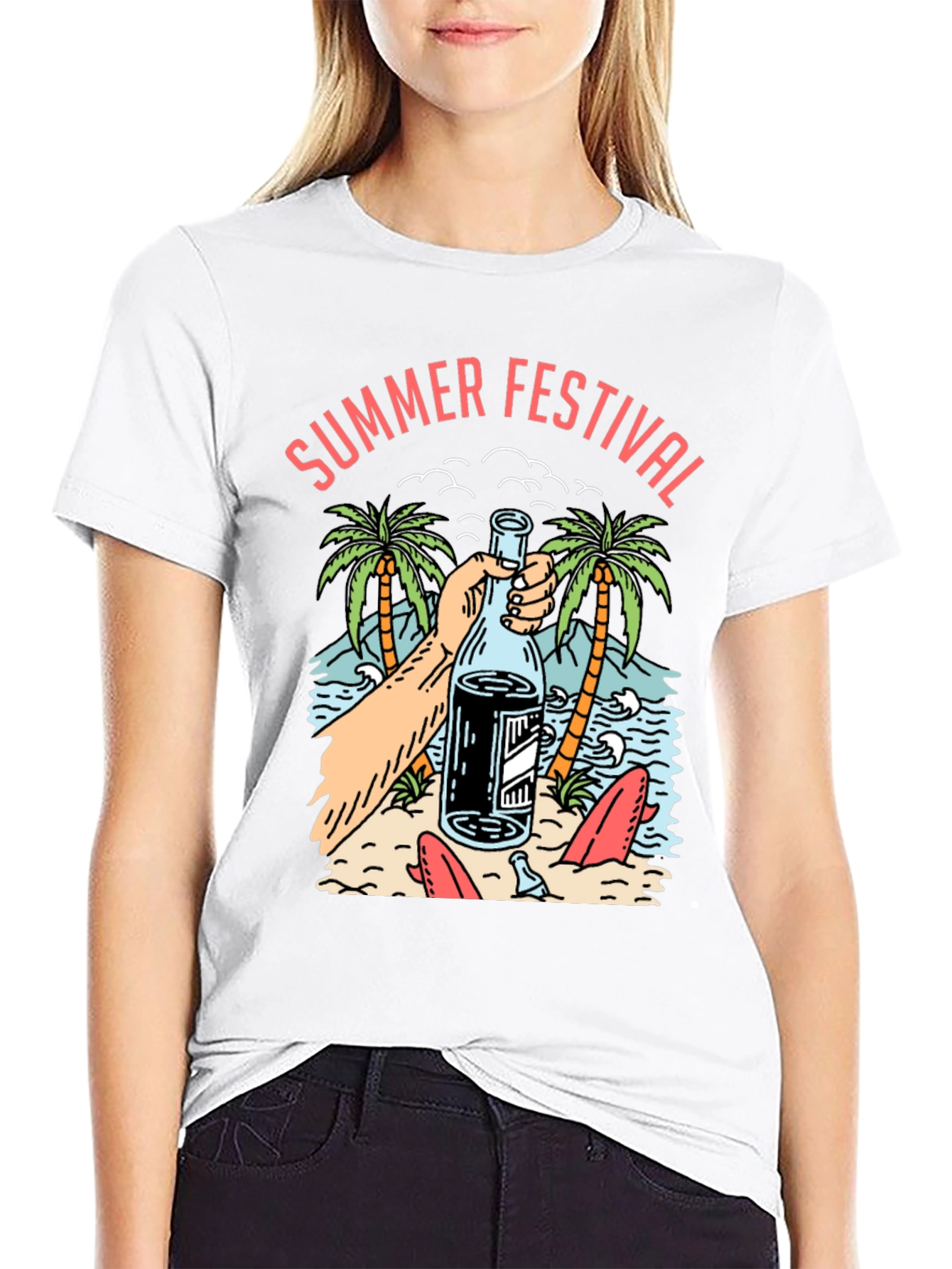 Summer Festival Graphic T-Shirt