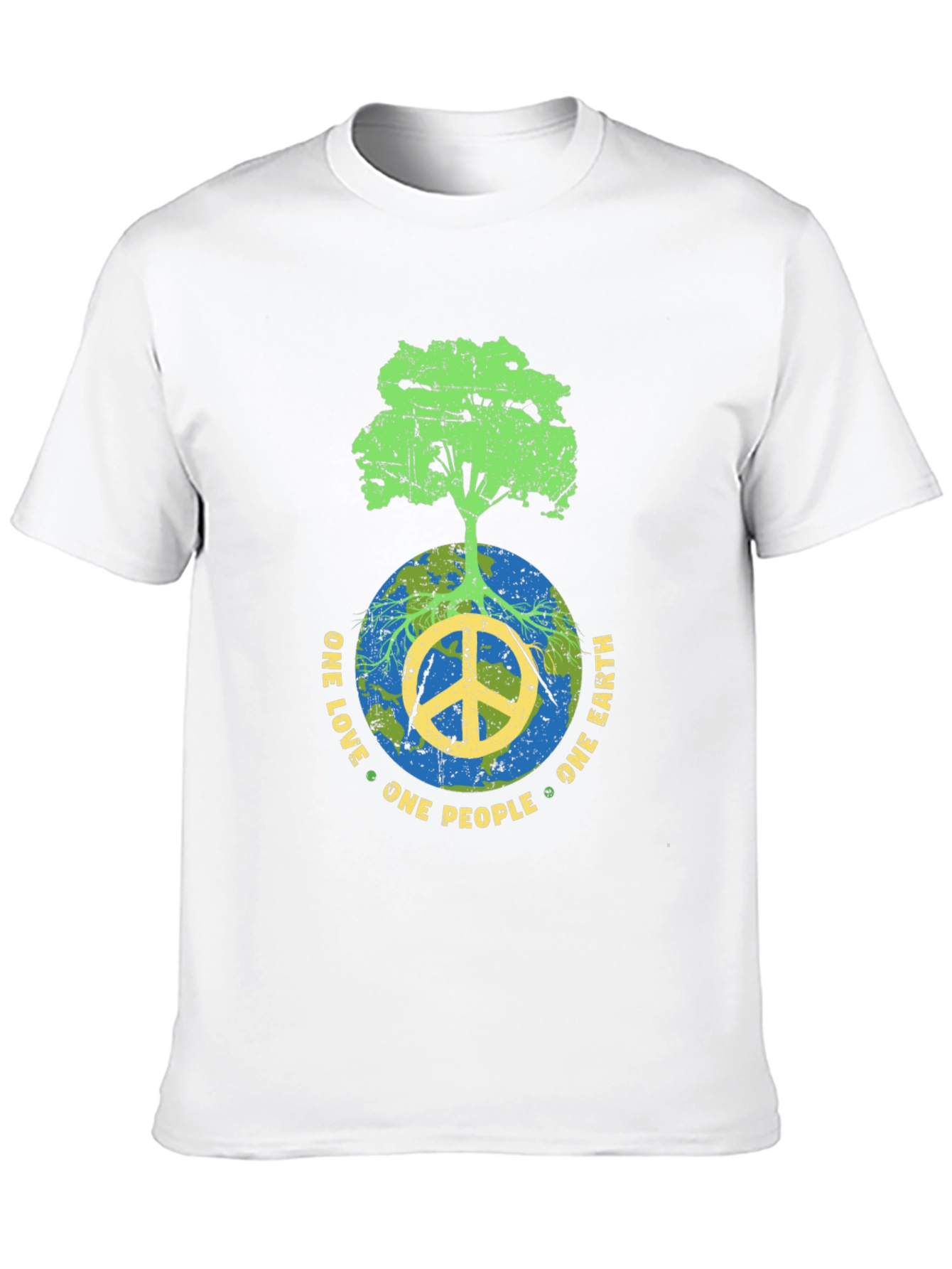 One Love One Earth Peace Tree T-Shirt
