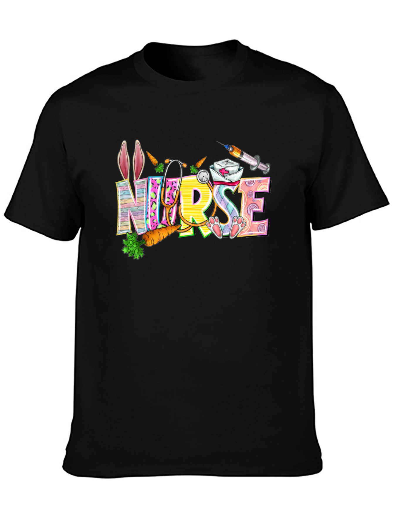Nurse Easter Bunny T-Shirt Funny