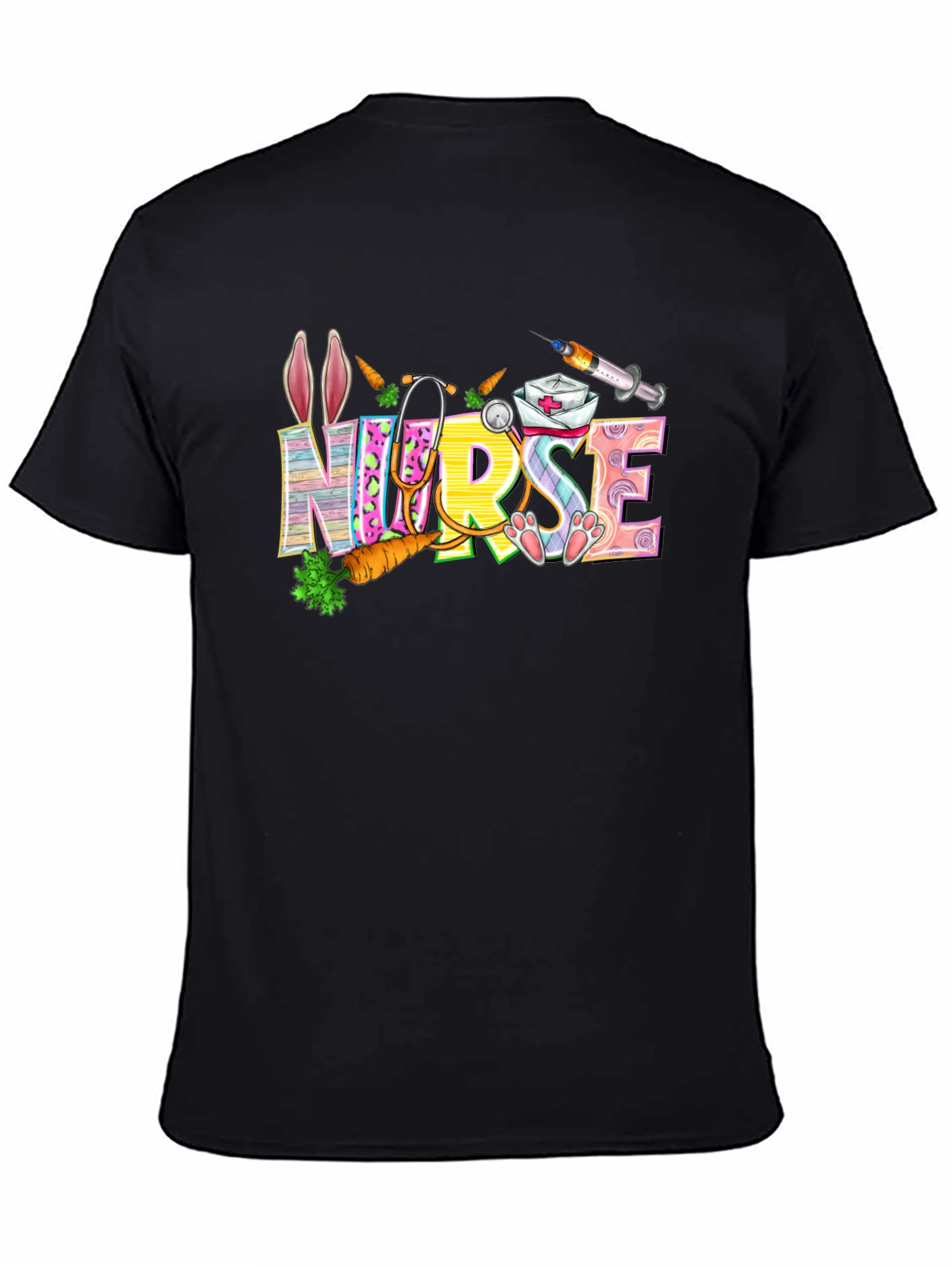 Nurse Easter Bunny T-Shirt Funny