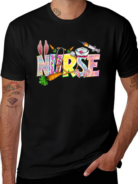 Nurse Easter Bunny T-Shirt Funny