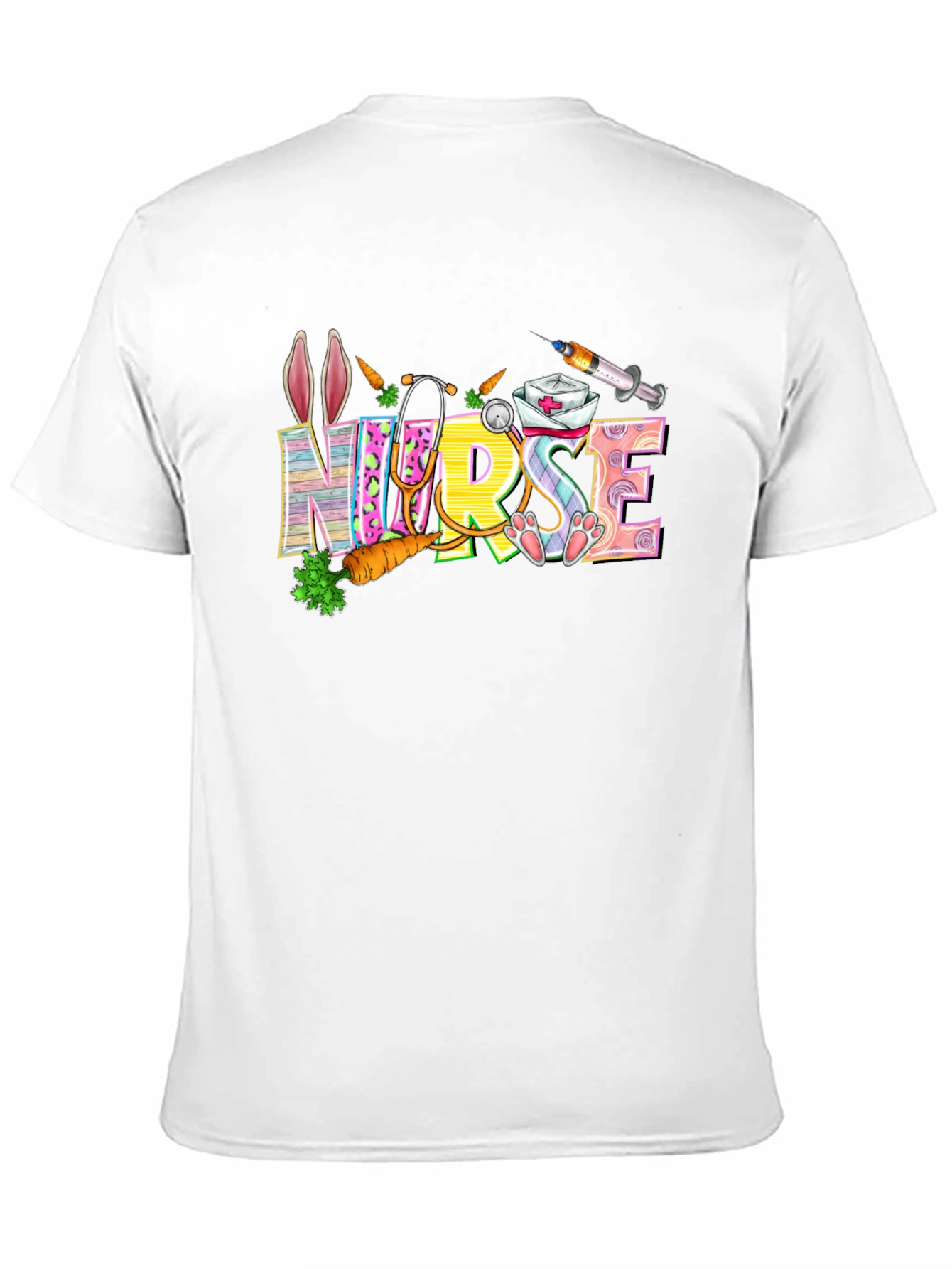 Nurse Easter Bunny T-Shirt Funny