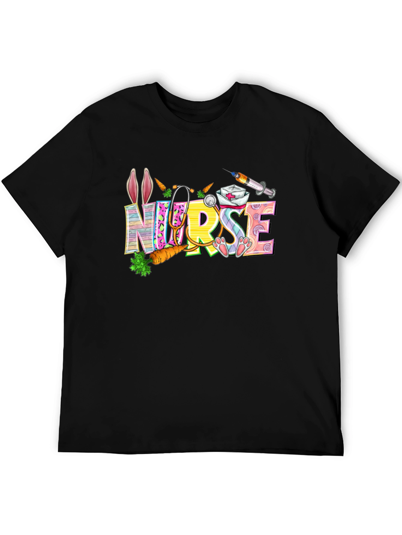 Nurse Easter Bunny T-Shirt Funny