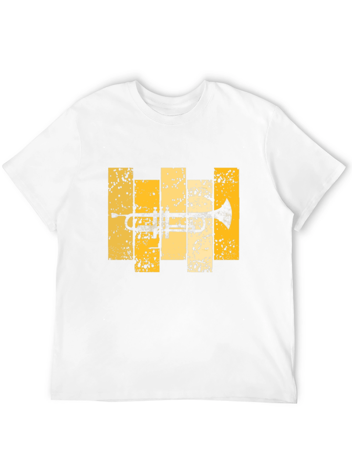 Trumpet Graphic Tee - Black Cotton Blend
