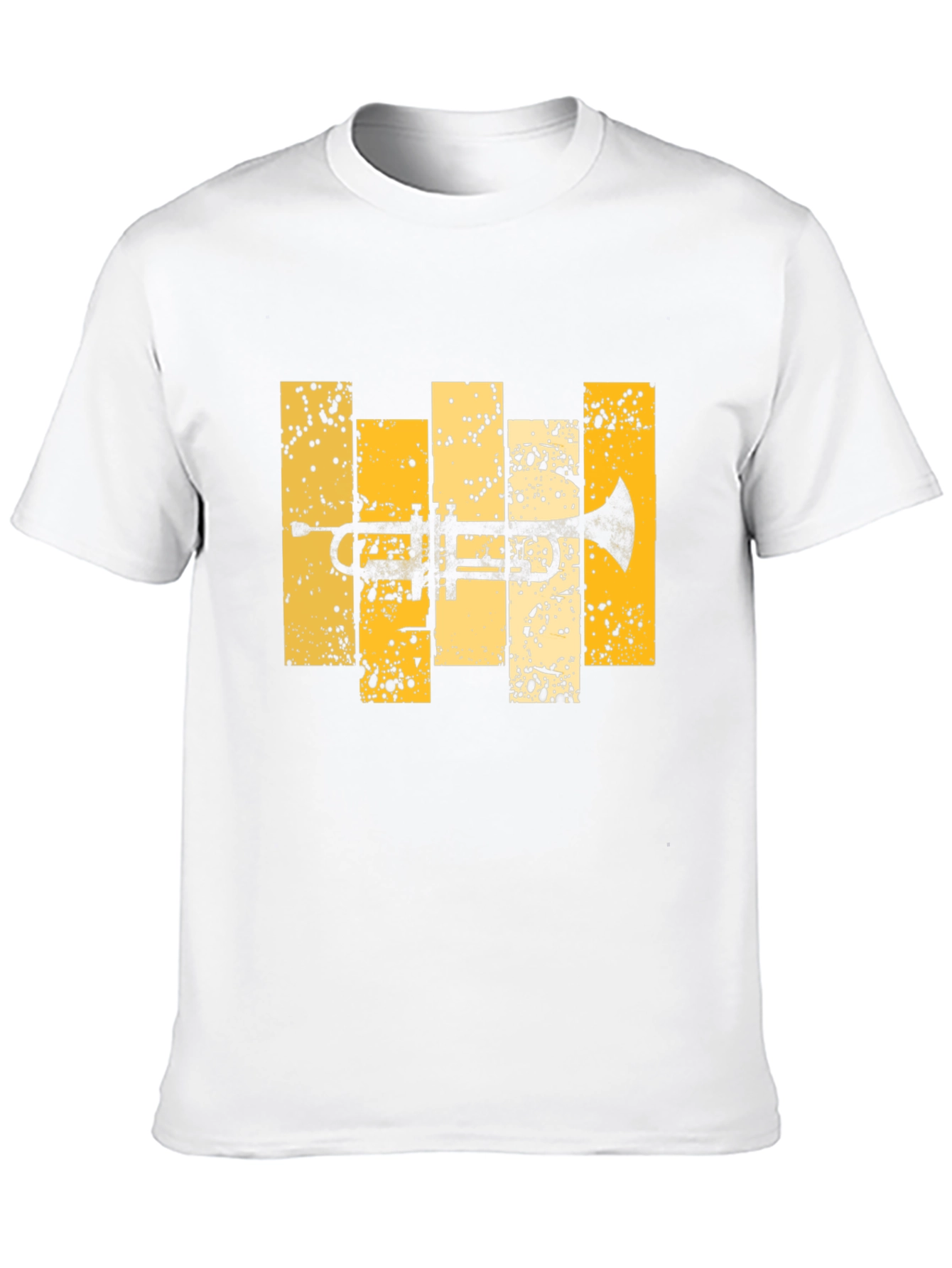 Trumpet Graphic Tee - Black Cotton Blend