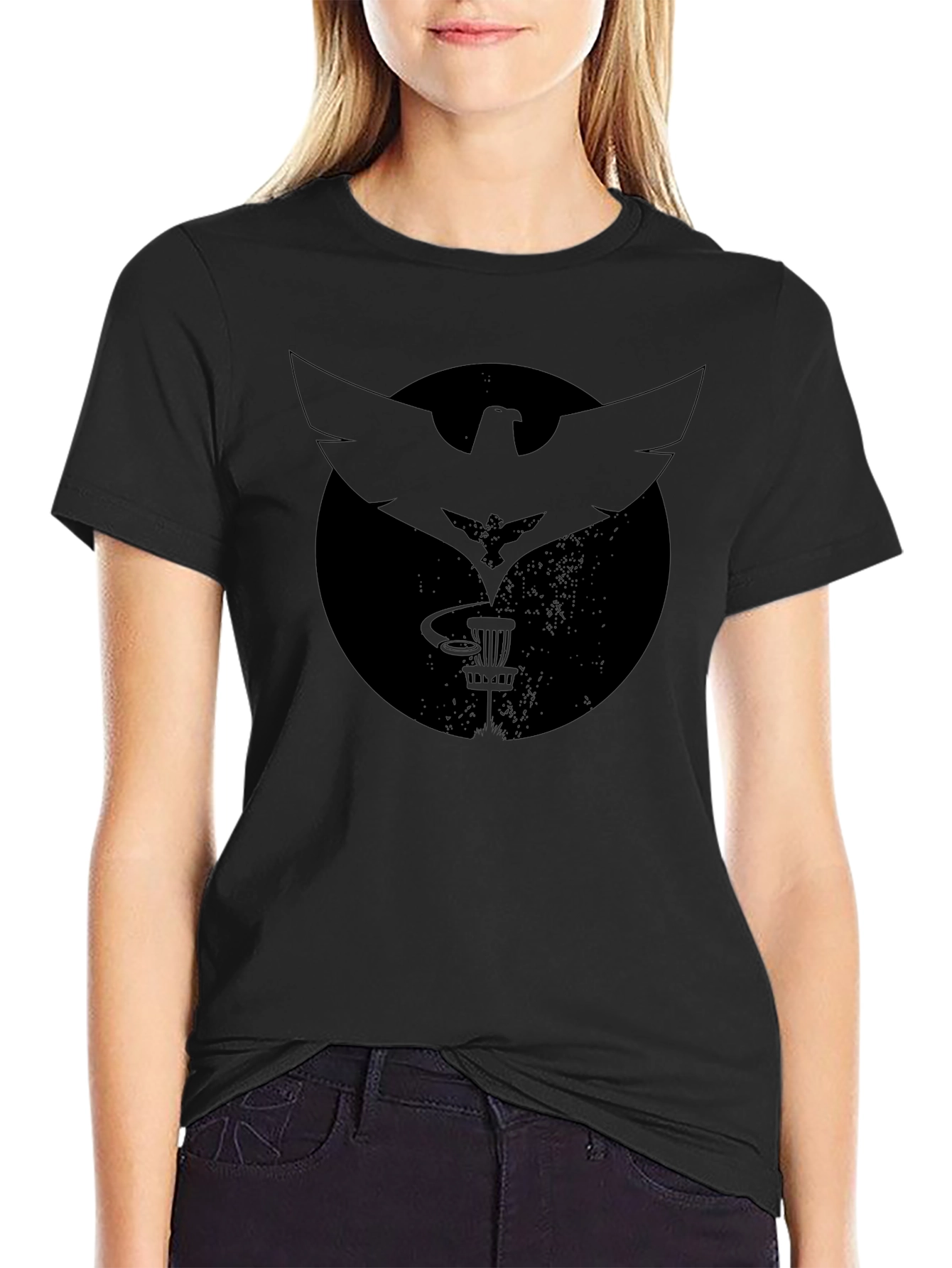 Phoenix Disc Golf T-Shirt - Black Graphic Tee