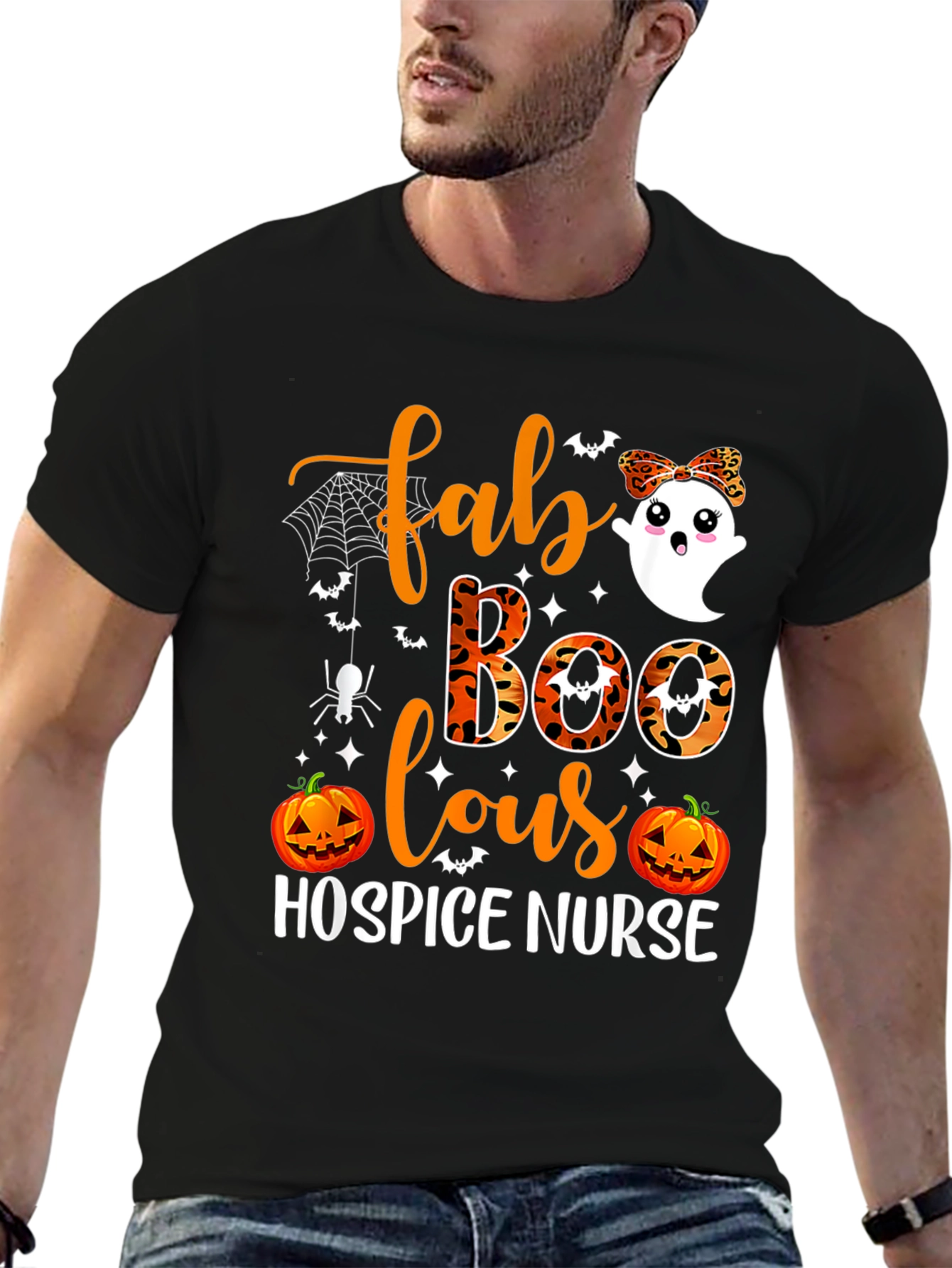 Fab BOOlous Hospice Nurse Halloween T-Shirt