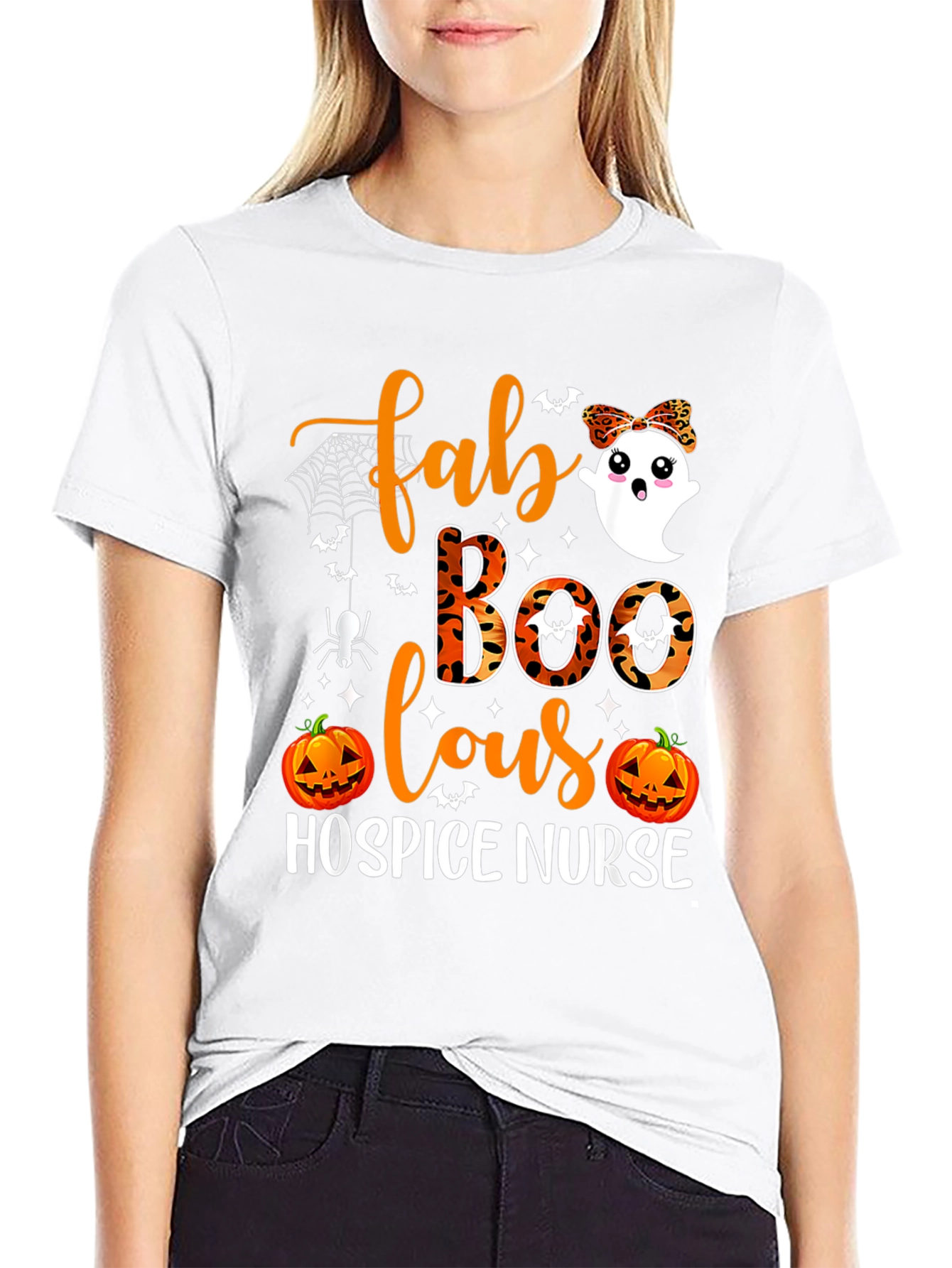 Fab BOOlous Hospice Nurse Halloween T-Shirt