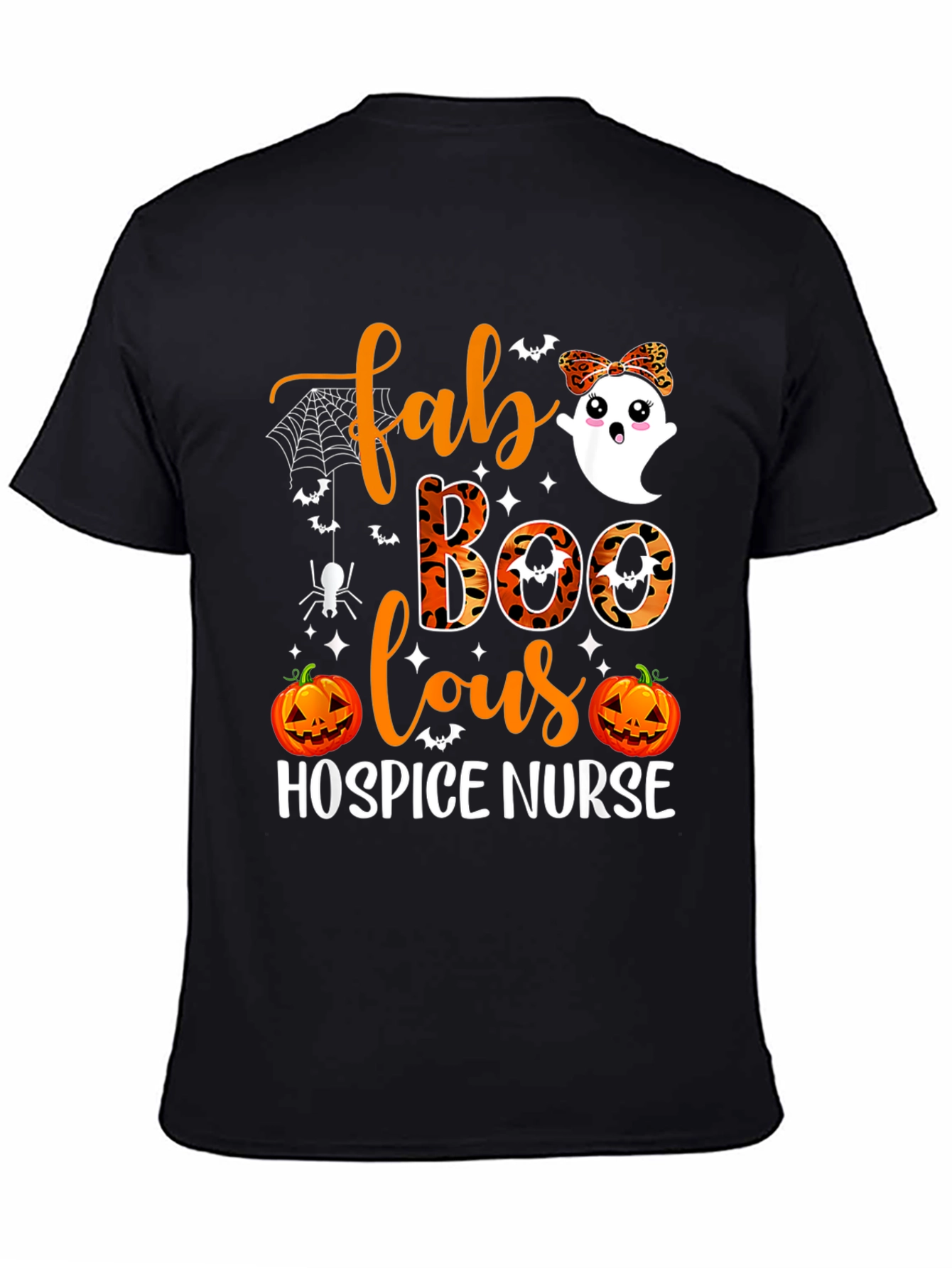 Fab BOOlous Hospice Nurse Halloween T-Shirt