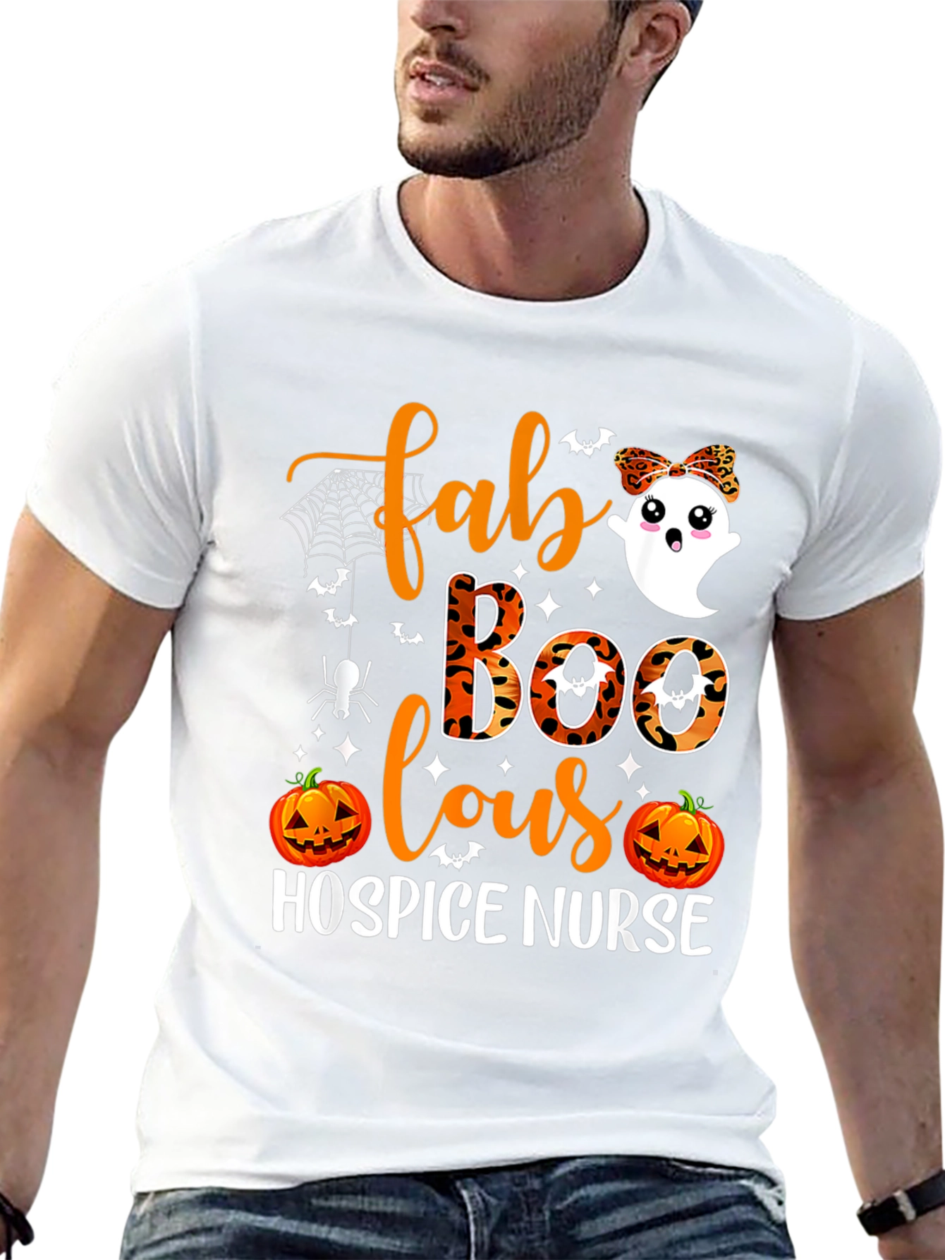 Fab BOOlous Hospice Nurse Halloween T-Shirt