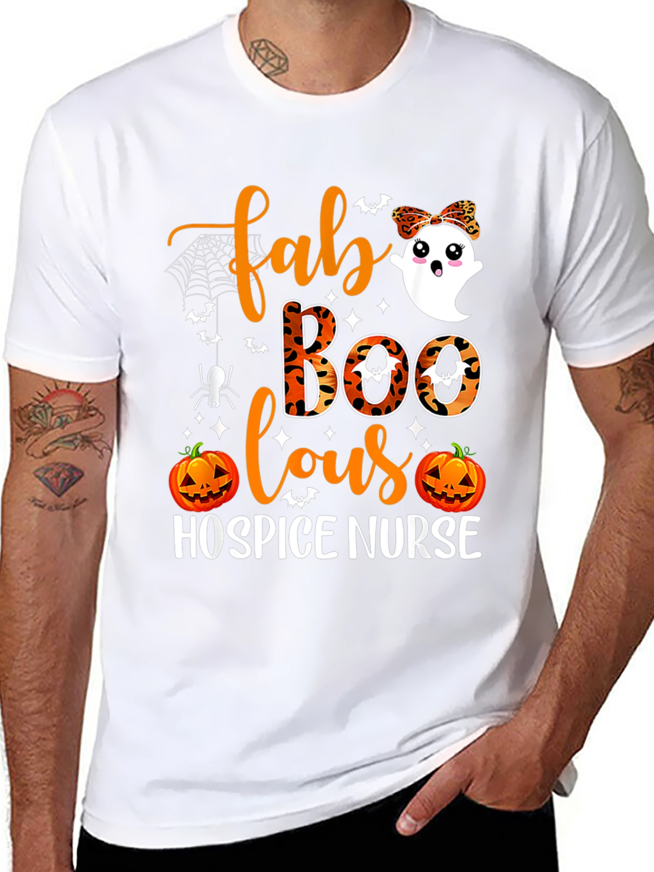 Fab BOOlous Hospice Nurse Halloween T-Shirt