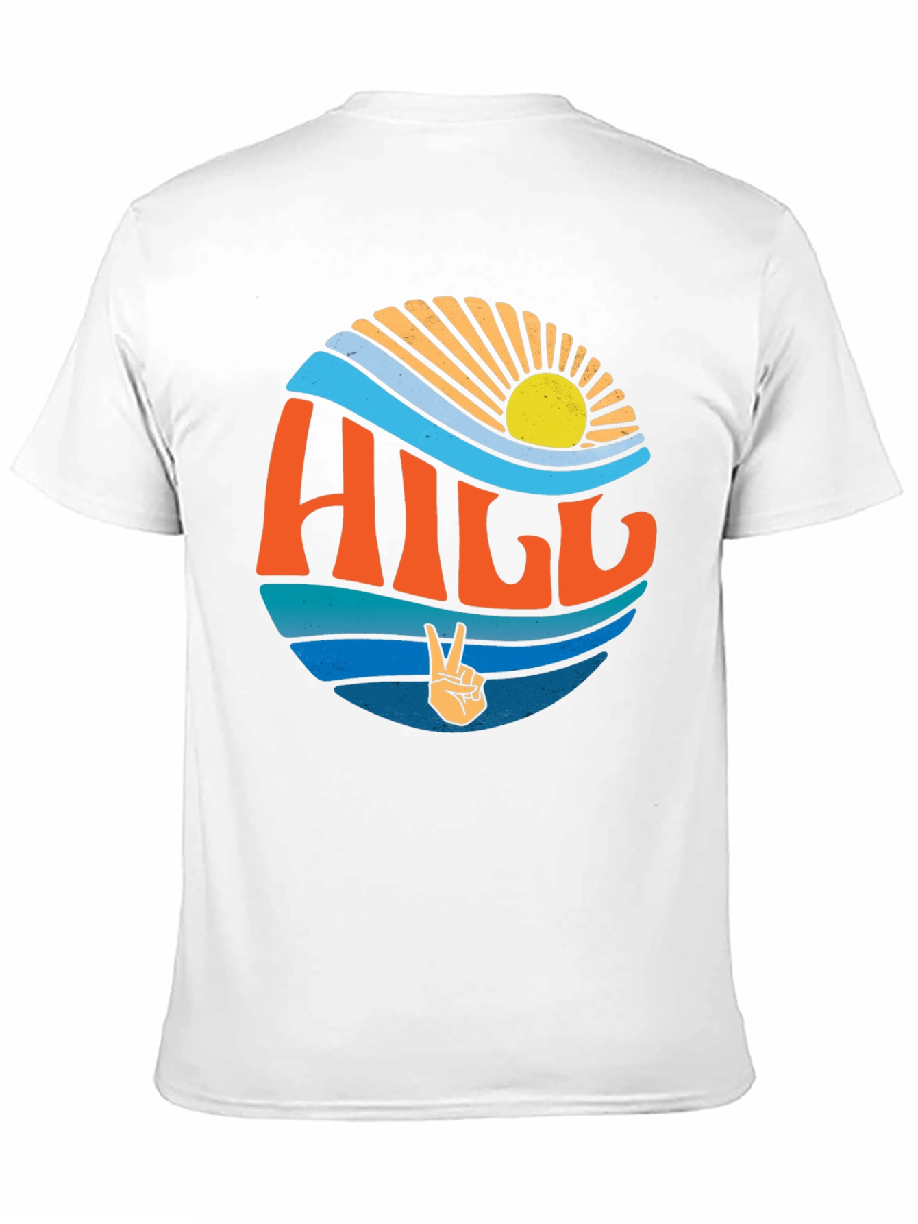 Retro Hill Graphic T-Shirt - Coastal Vibe!