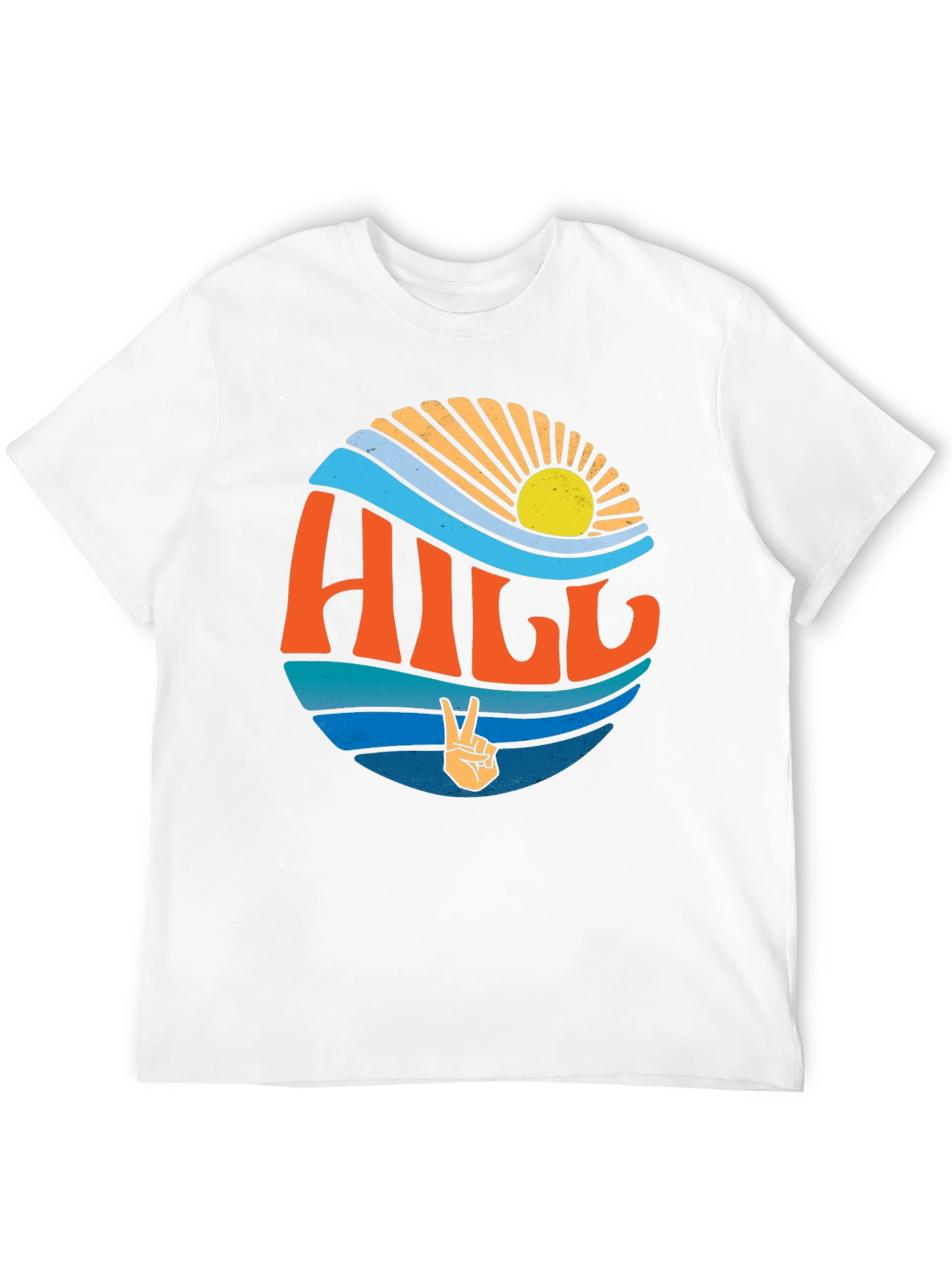 Retro Hill Graphic T-Shirt - Coastal Vibe!