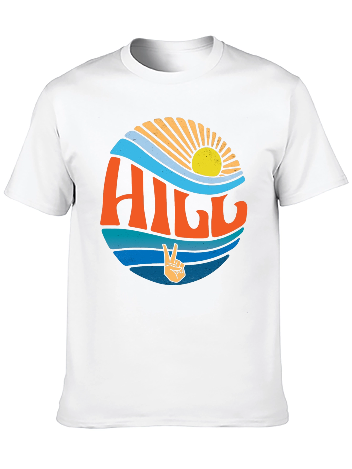 Retro Hill Graphic T-Shirt - Coastal Vibe!