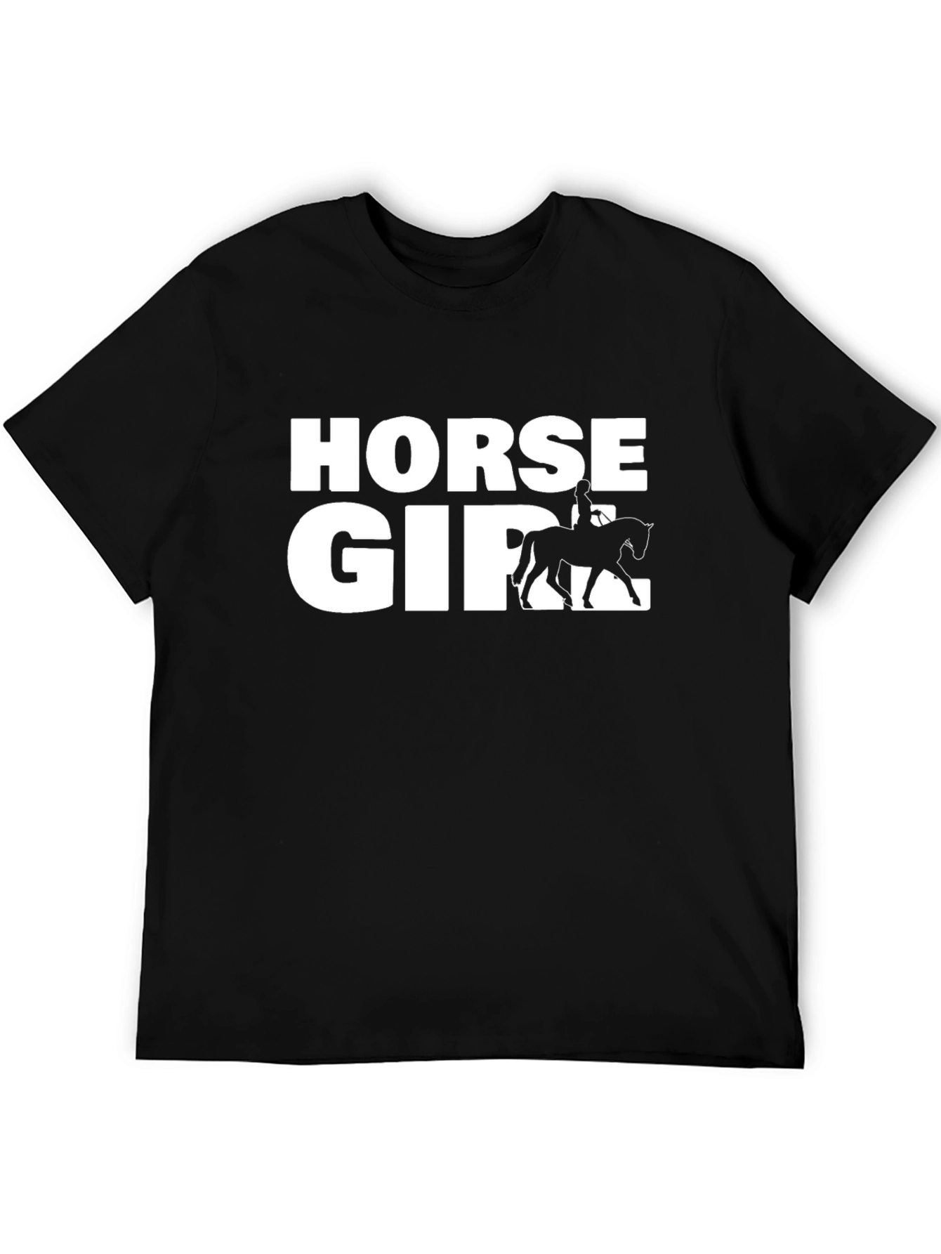 Horse Girl Graphic T-Shirt - Equestrian Style