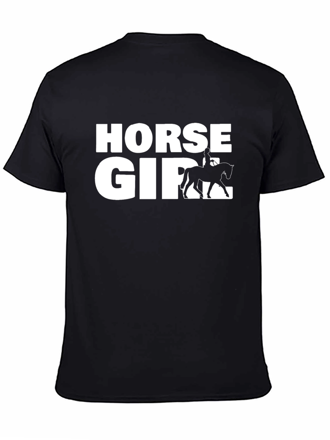 Horse Girl Graphic T-Shirt - Equestrian Style