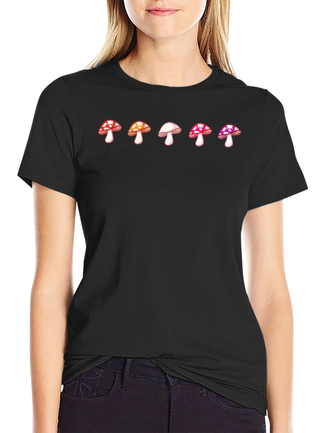 Mushroom Print T-Shirt