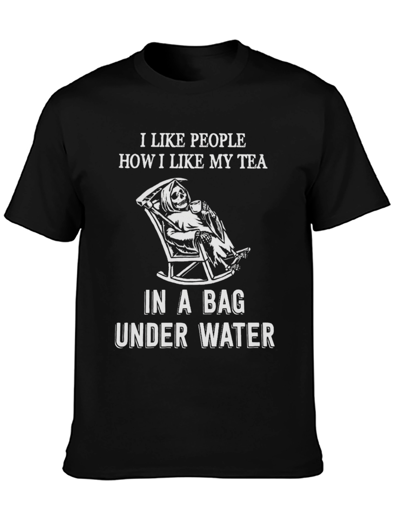 Humorous I Like People Graphic Tee