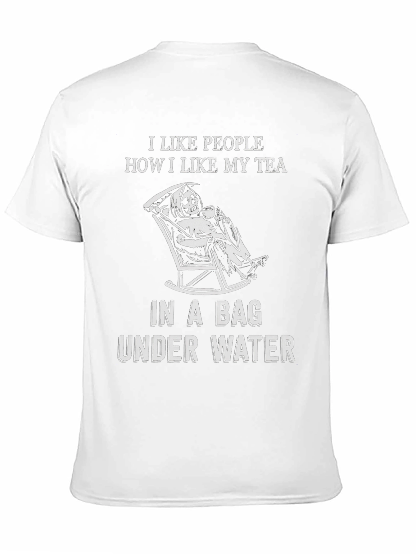 Humorous I Like People Graphic Tee