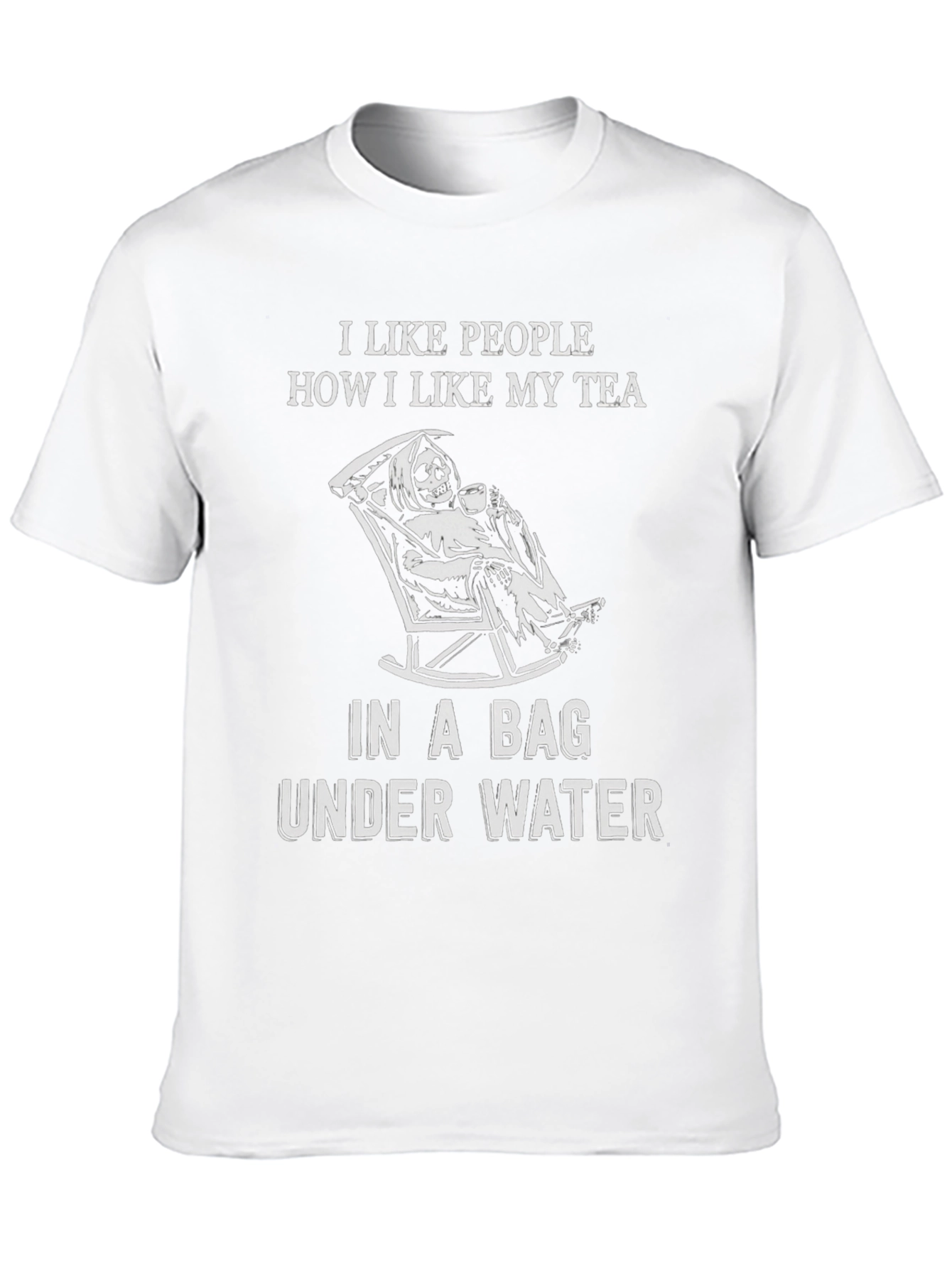 Humorous I Like People Graphic Tee