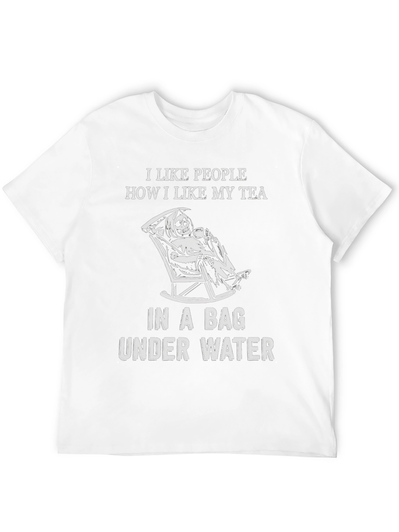 Humorous I Like People Graphic Tee
