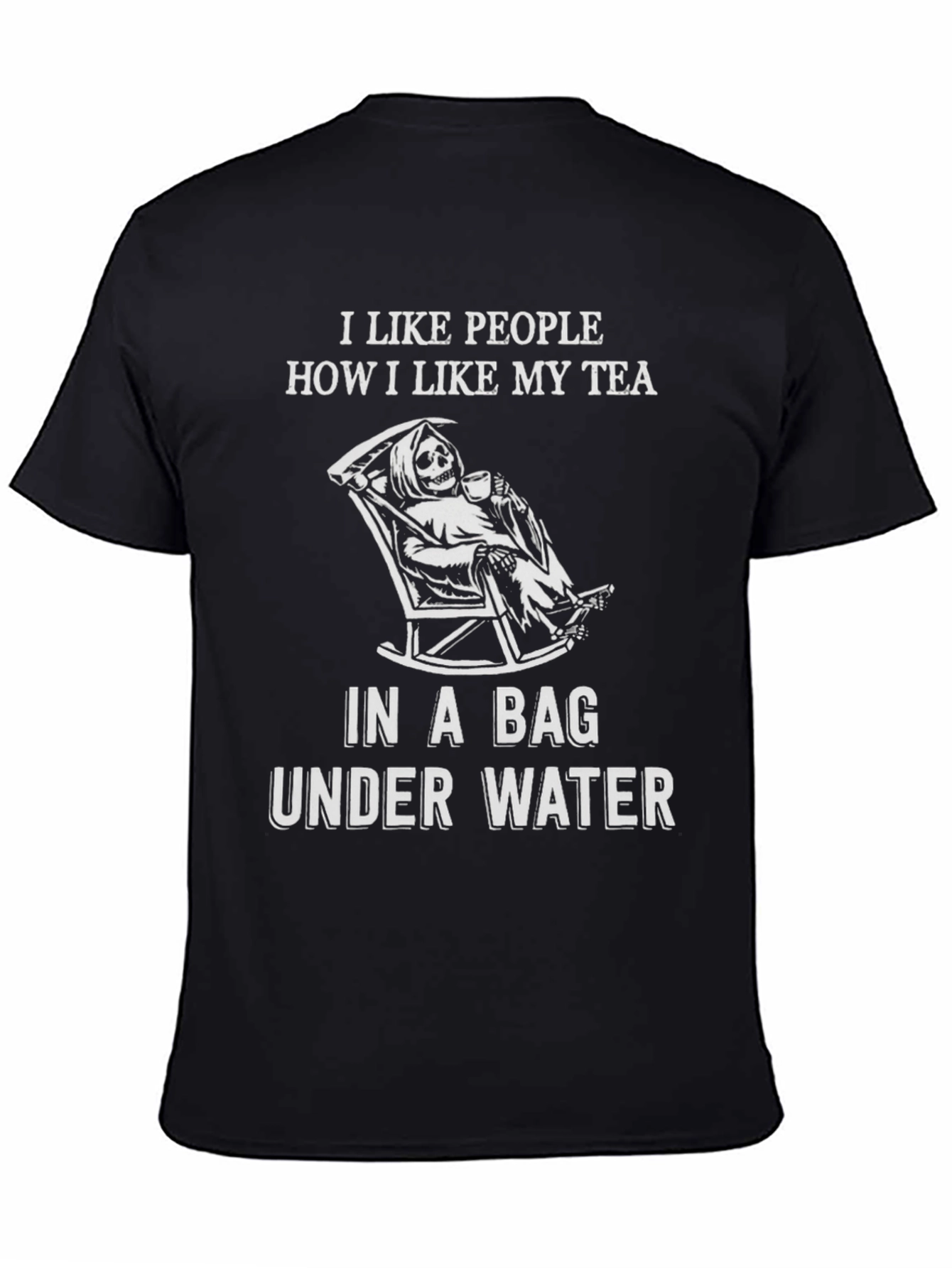 Humorous I Like People Graphic Tee