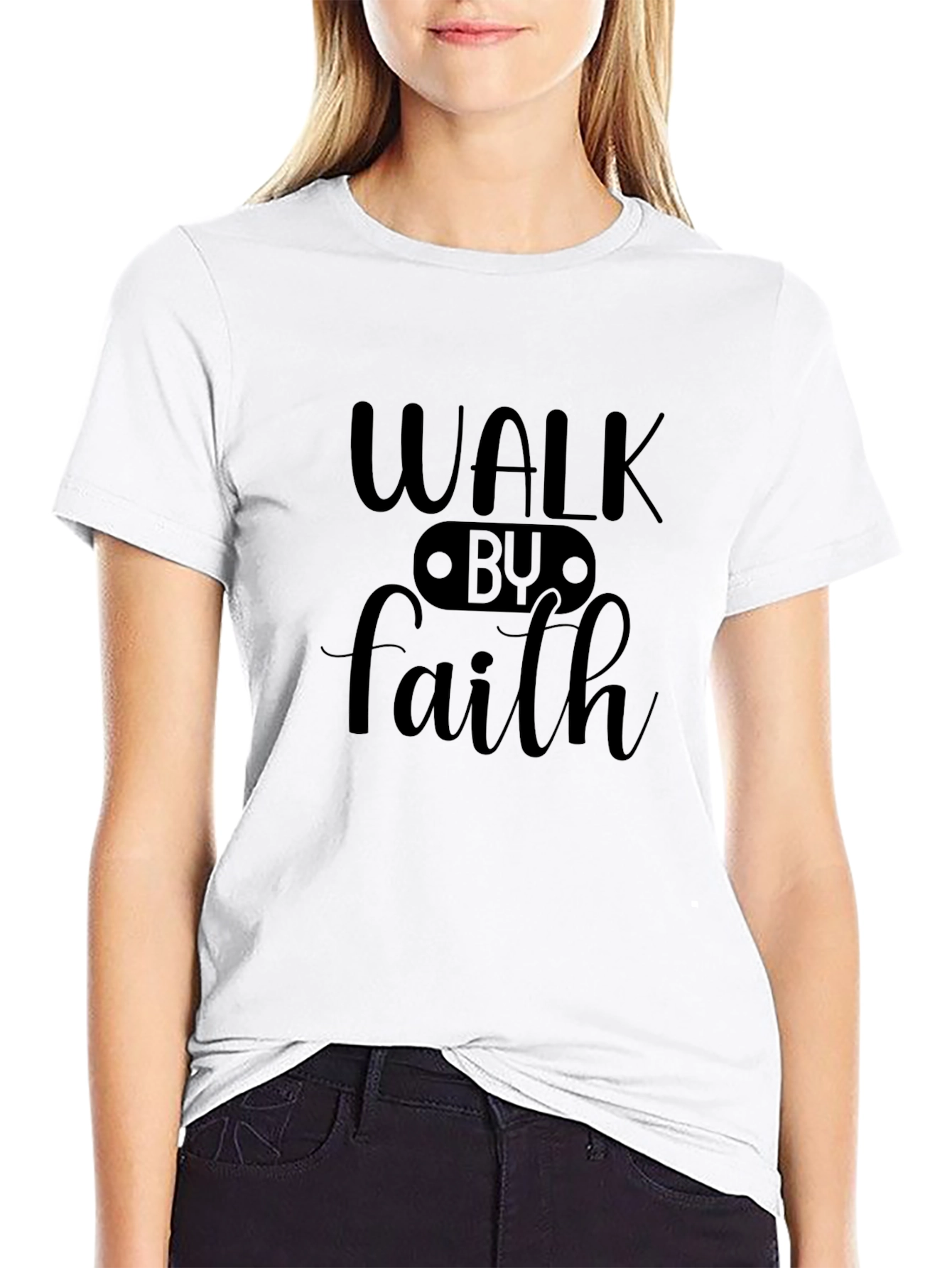 Walk by Faith T-Shirt - Inspiring Christian Apparel