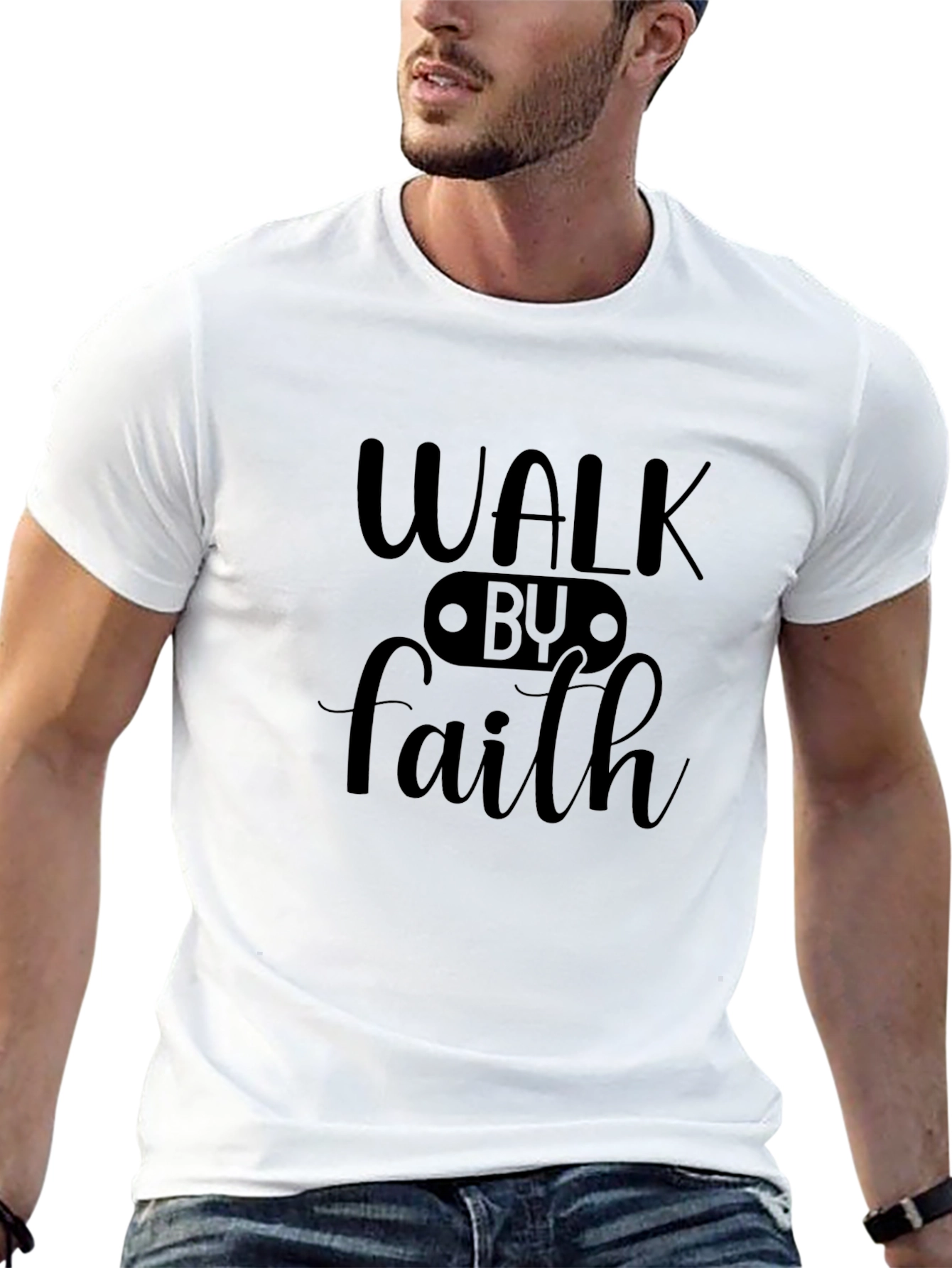 Walk by Faith T-Shirt - Inspiring Christian Apparel