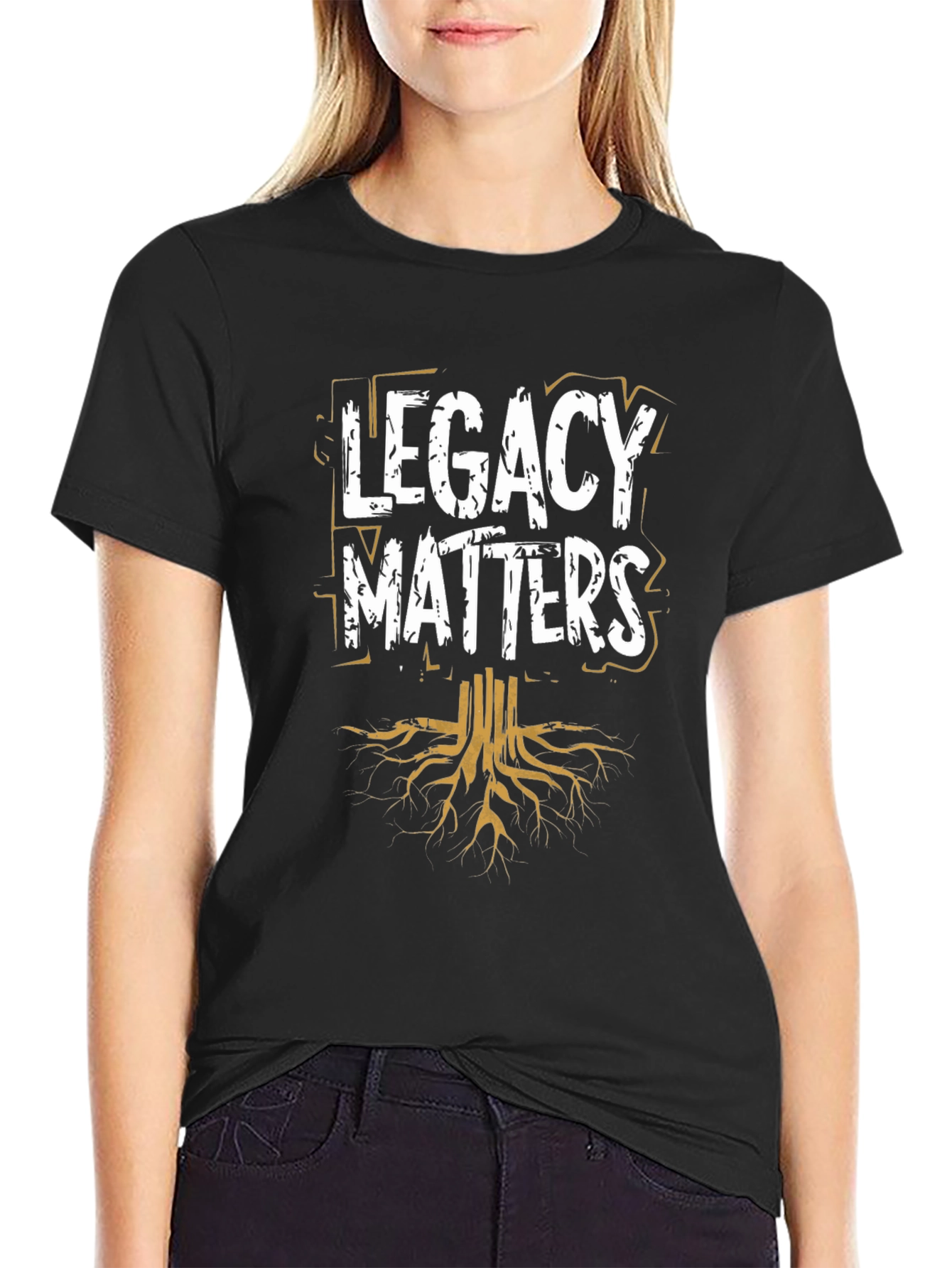 Legacy Matters Graphic Tee - Black Cotton Shirt