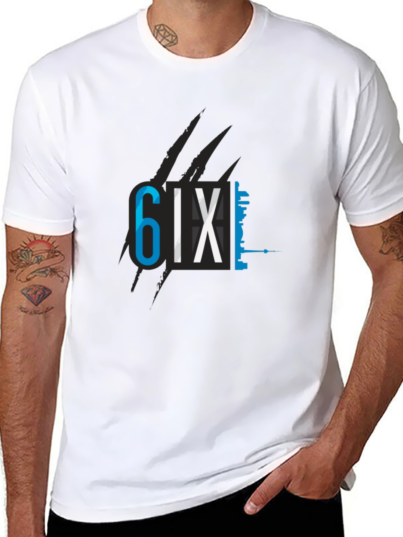 6IX Toronto Graphic T-Shirt - Soft Cotton Tee