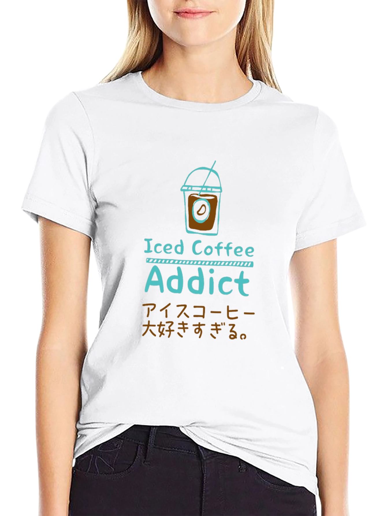 Iced Coffee Addict Graphic Tee