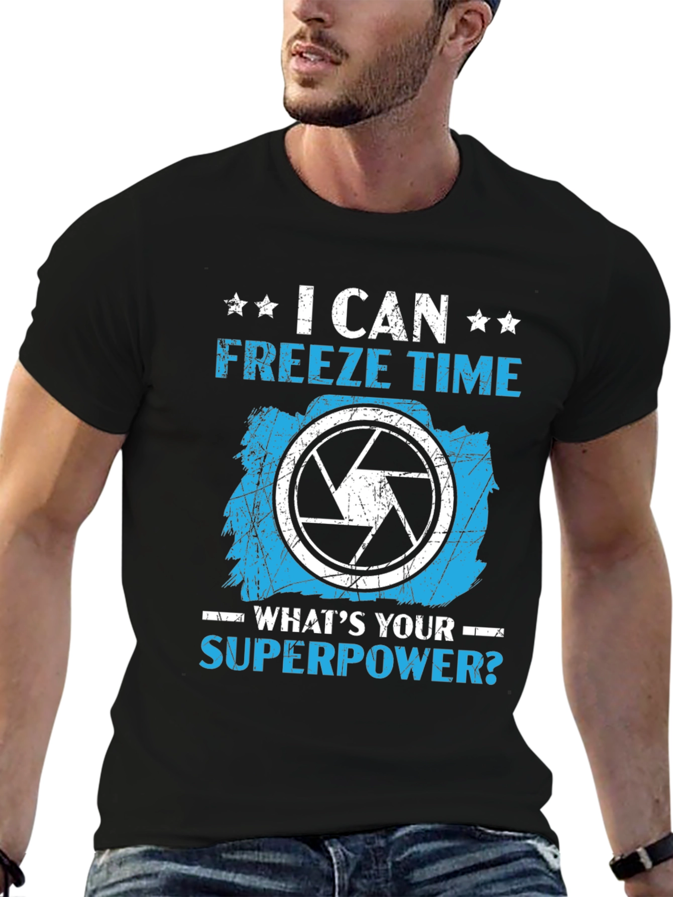 Freeze Time Photographer Graphic T-Shirt