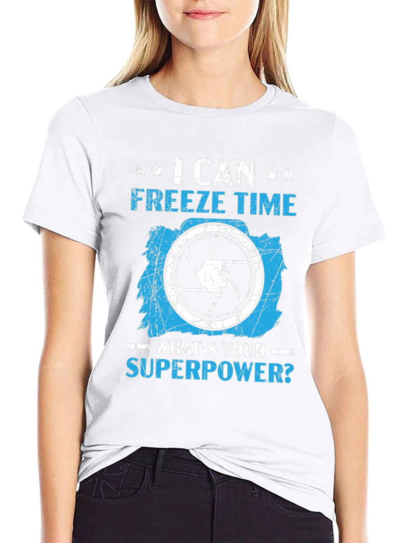 Freeze Time Photographer Graphic T-Shirt