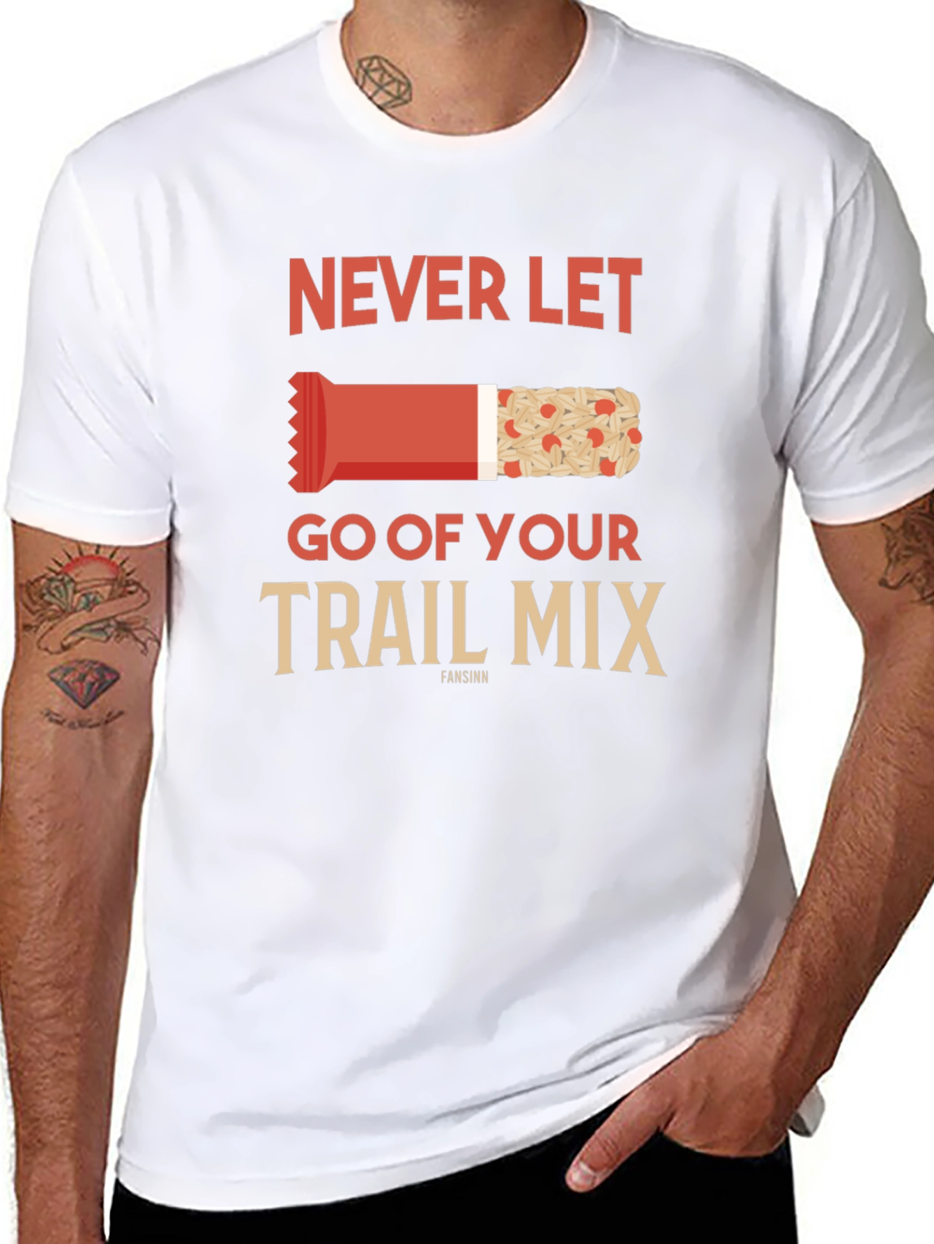 Never Let Go of Your Trail Mix Graphic Tee