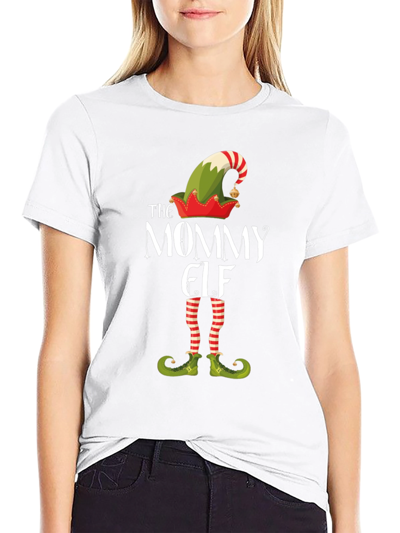 Mommy Elf Christmas T-Shirt