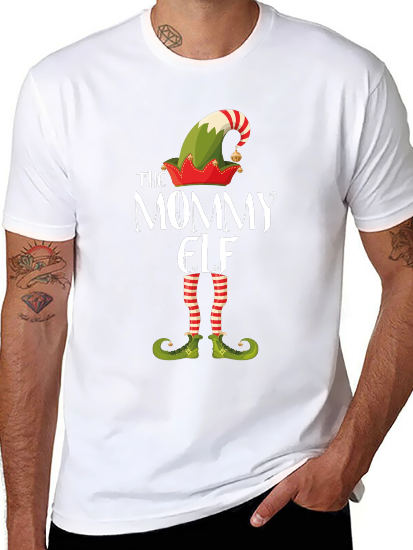 Mommy Elf Christmas T-Shirt