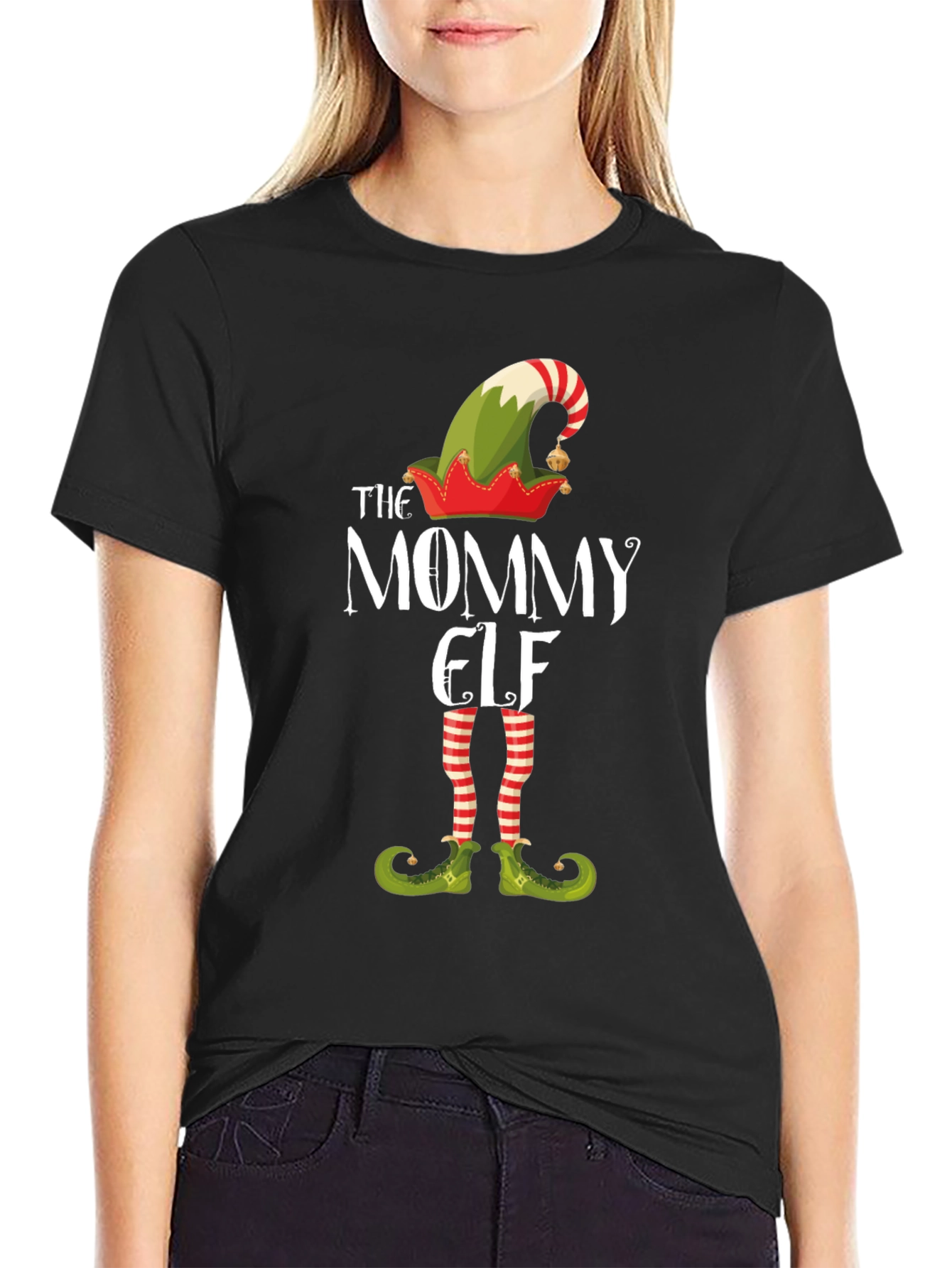 Mommy Elf Christmas T-Shirt