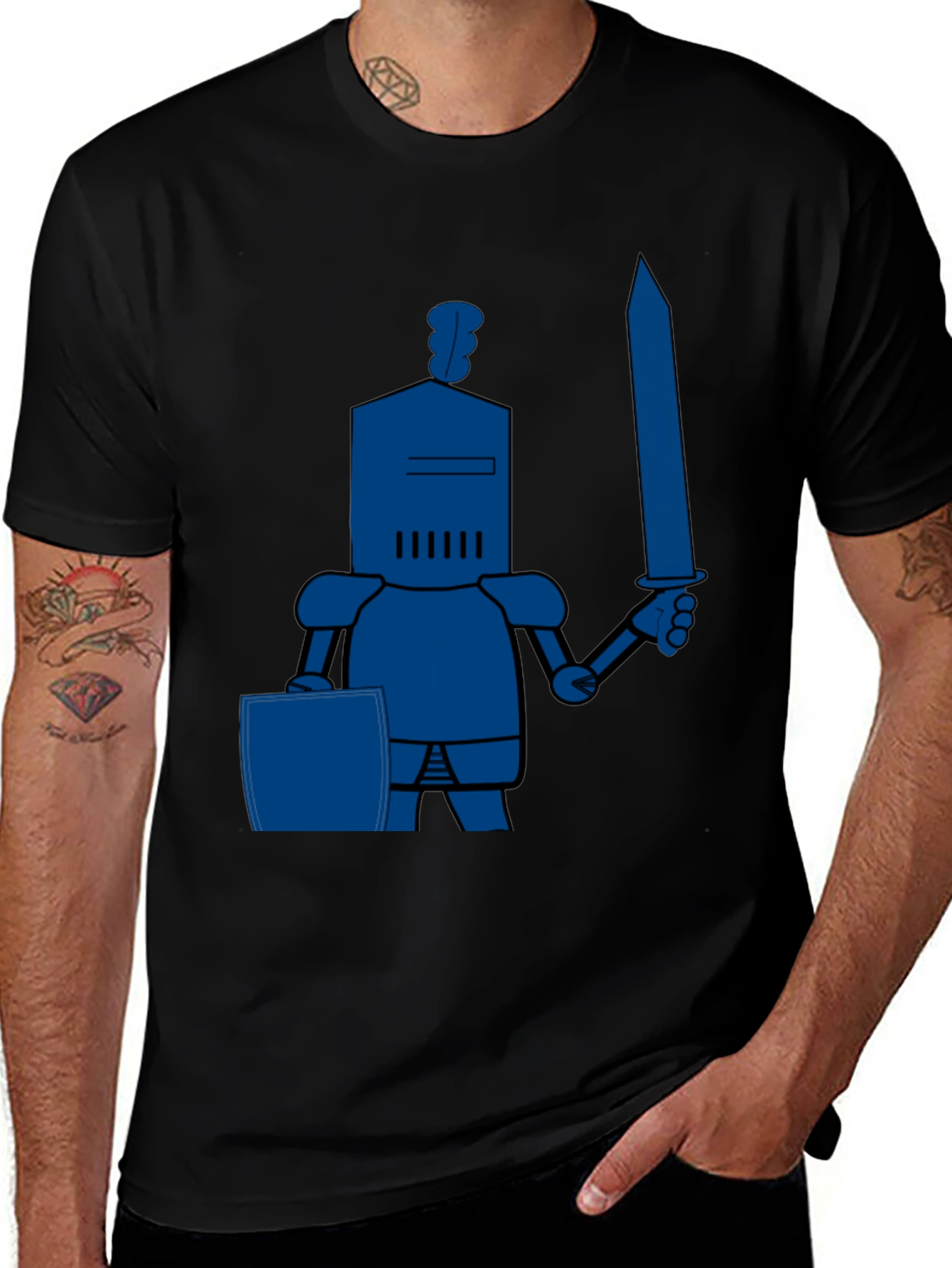 Knight in Shining Blue T-Shirt