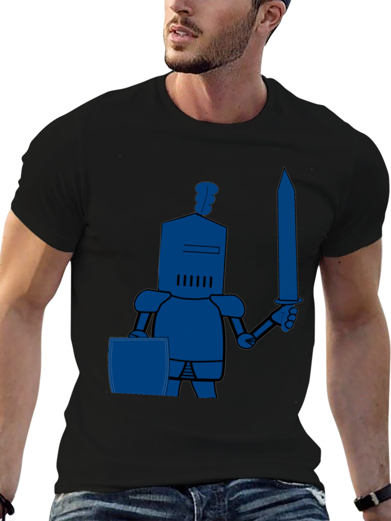 Knight in Shining Blue T-Shirt