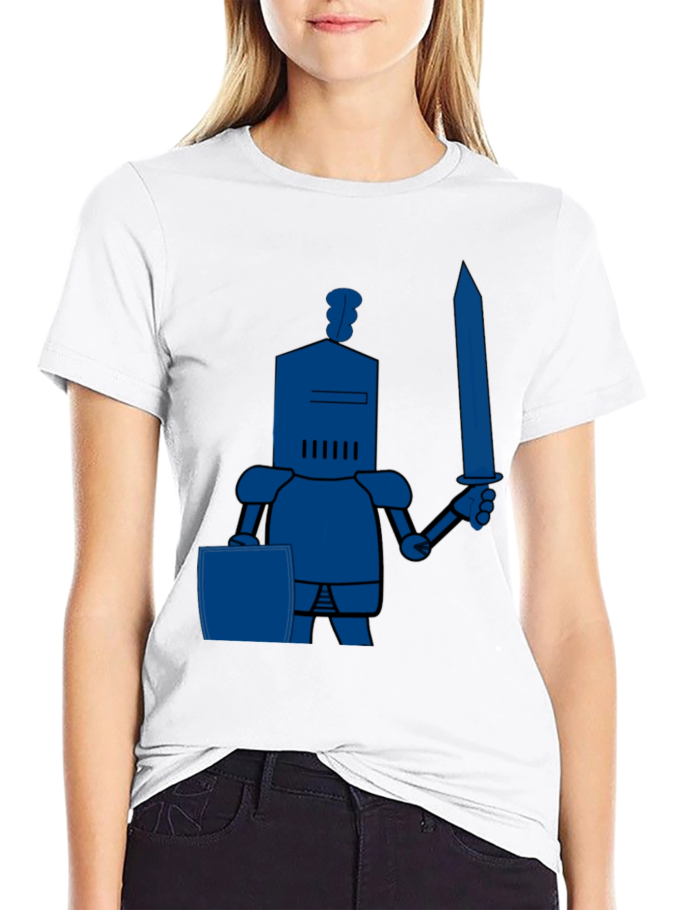 Knight in Shining Blue T-Shirt