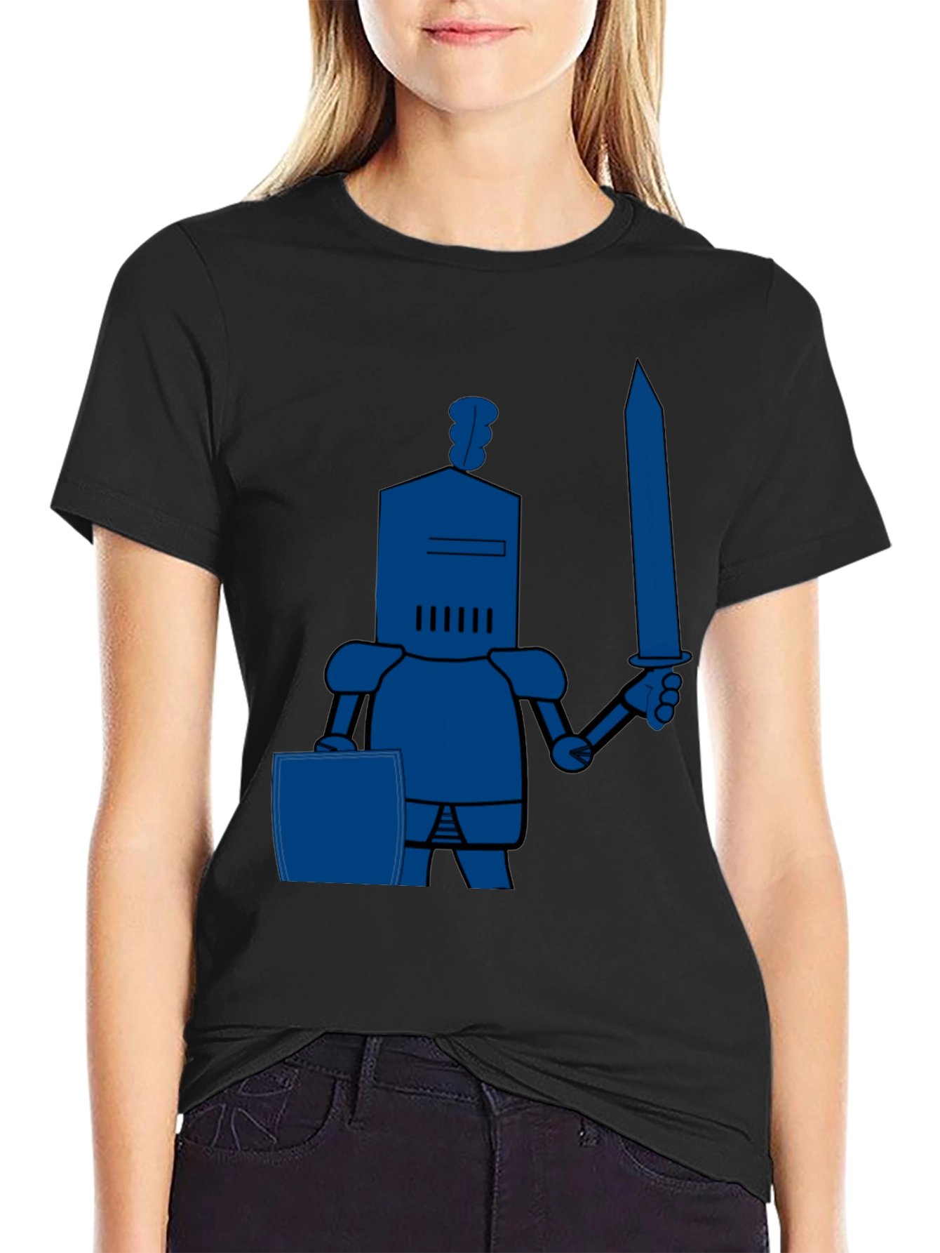 Knight in Shining Blue T-Shirt