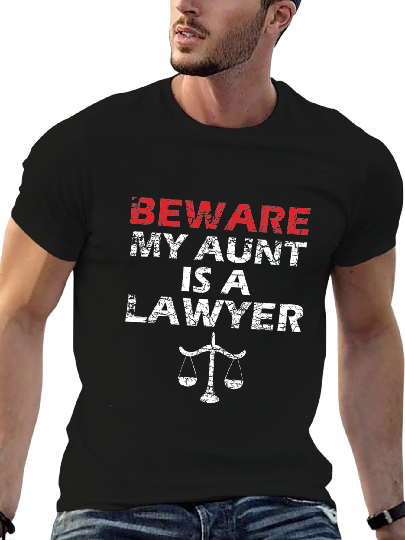 Beware My Aunt Is A Lawyer T-Shirt