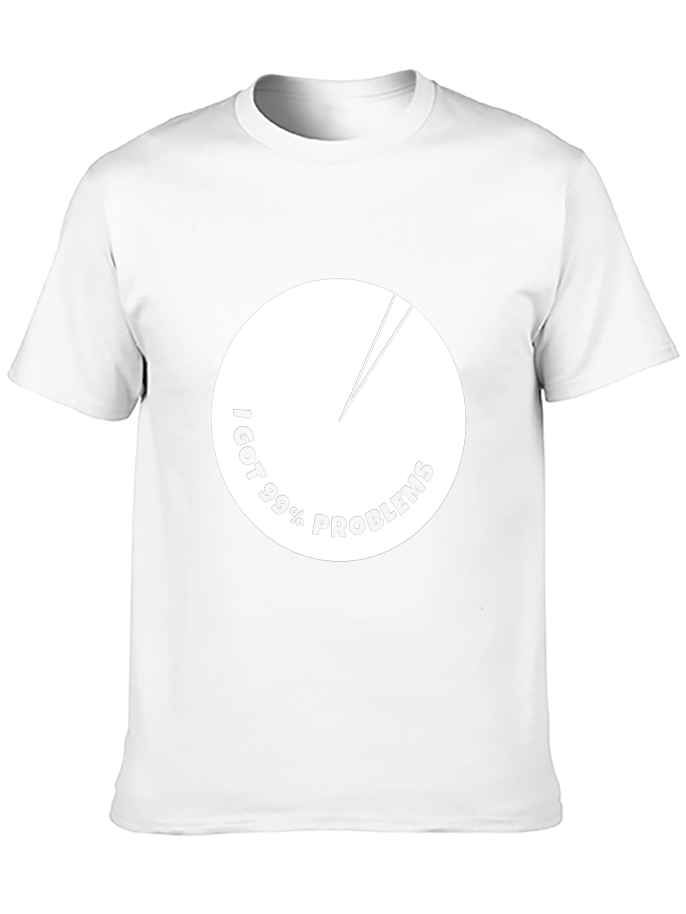99% Problems T-Shirt - Black Crew Neck Cotton Tee