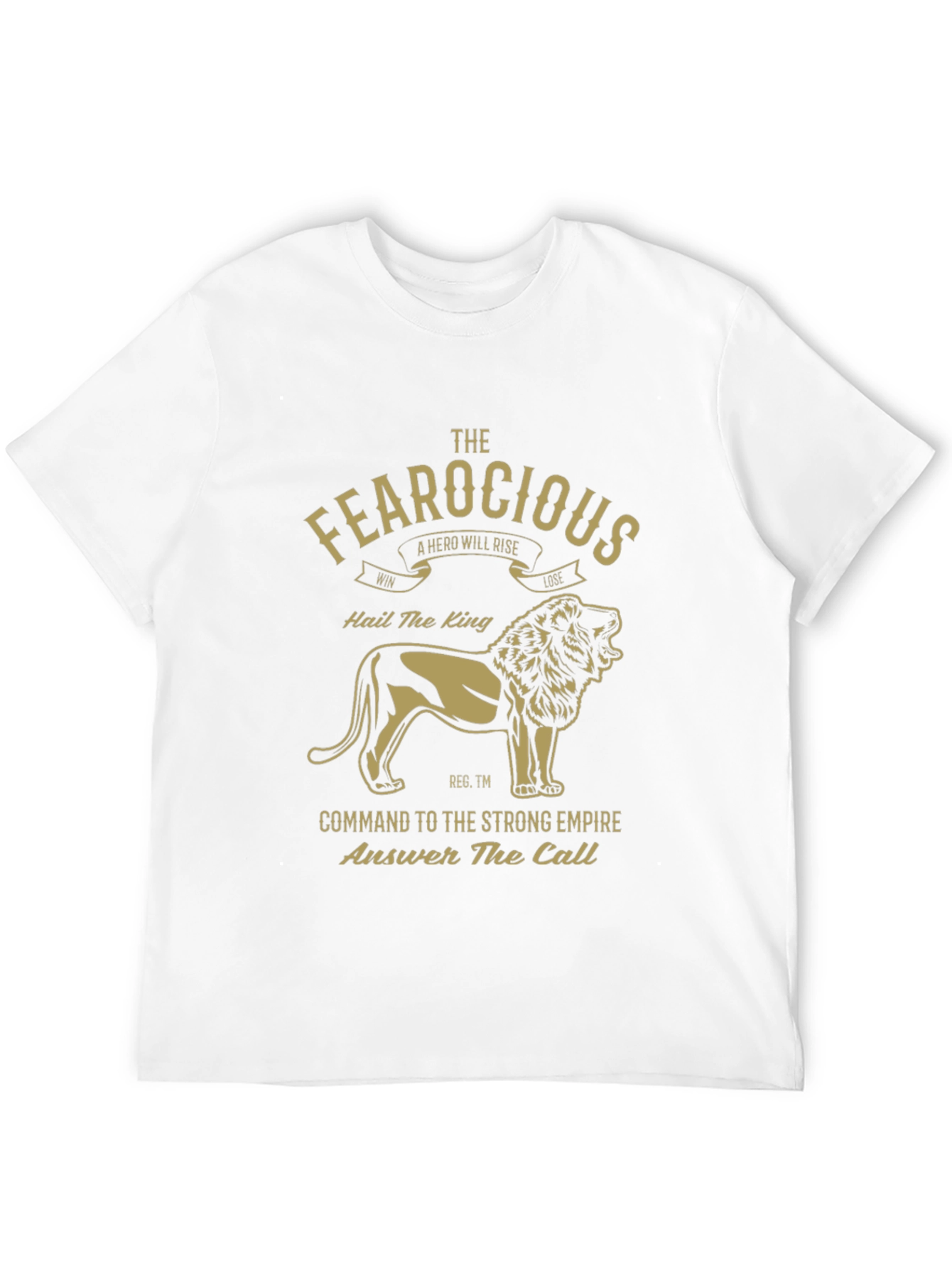 Fearocious Lion King Graphic Tee - Premium Mens T-Shirt