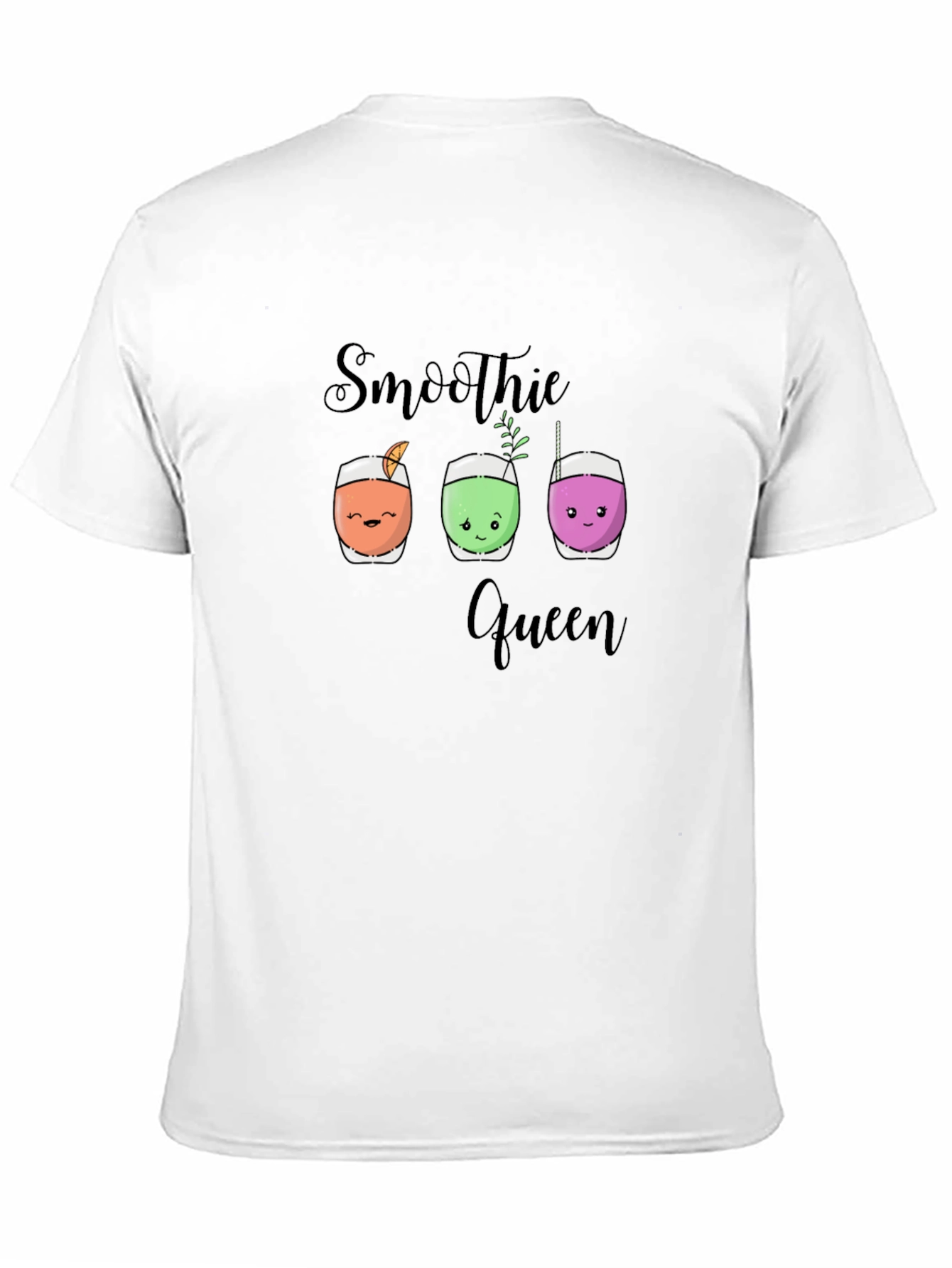 Smoothie Queen T-Shirt Cute Drink Design