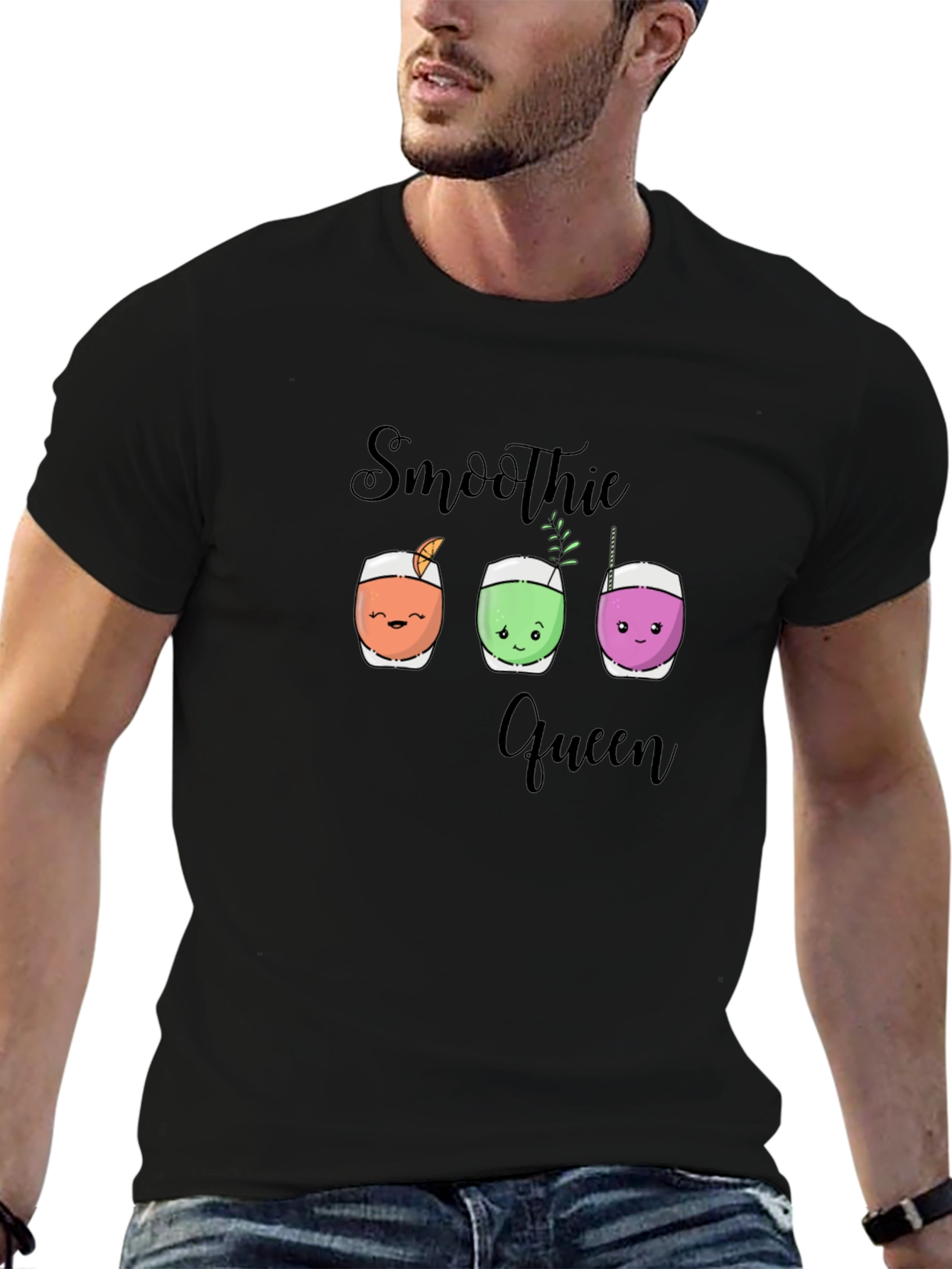 Smoothie Queen T-Shirt Cute Drink Design
