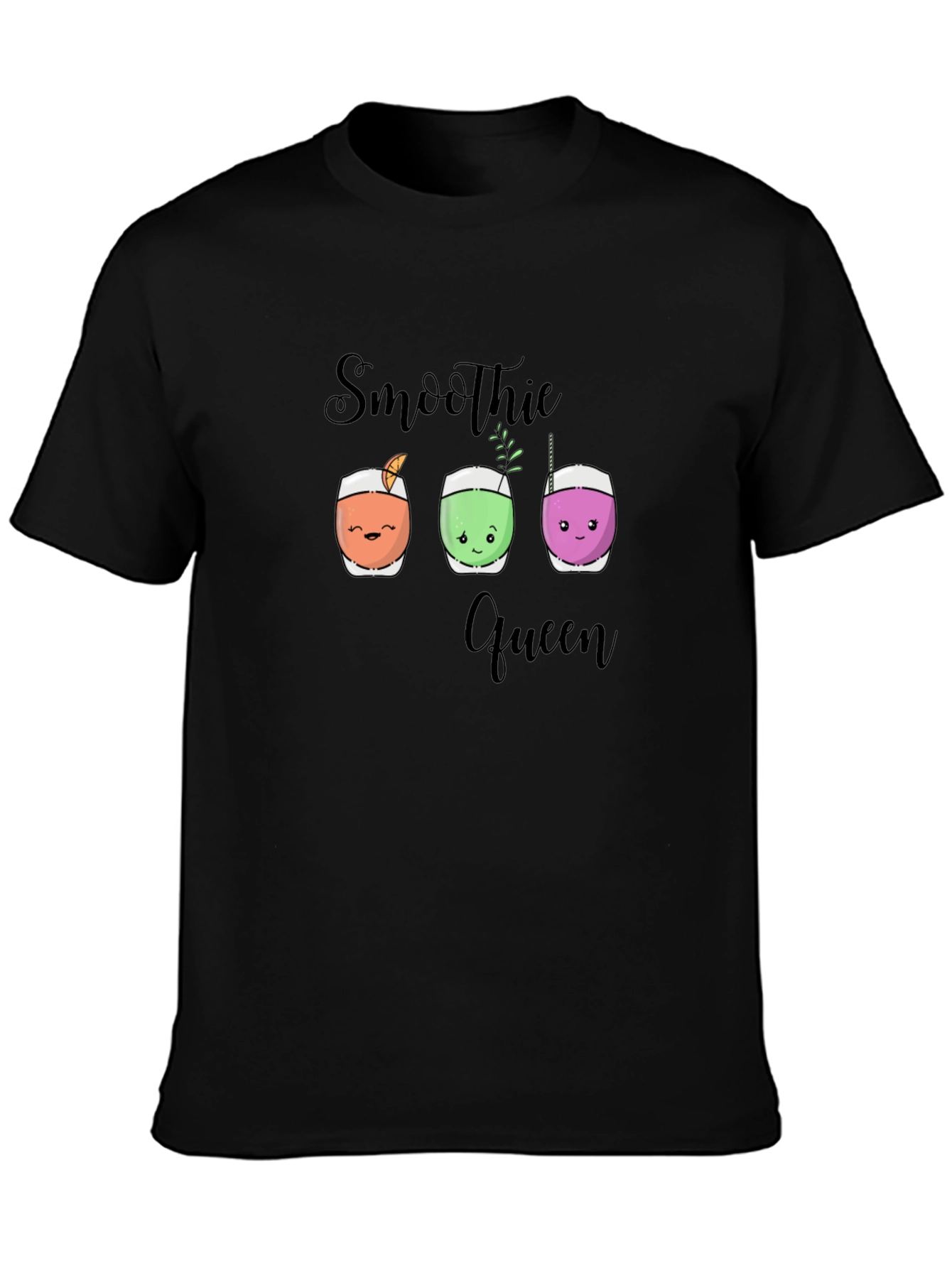 Smoothie Queen T-Shirt Cute Drink Design
