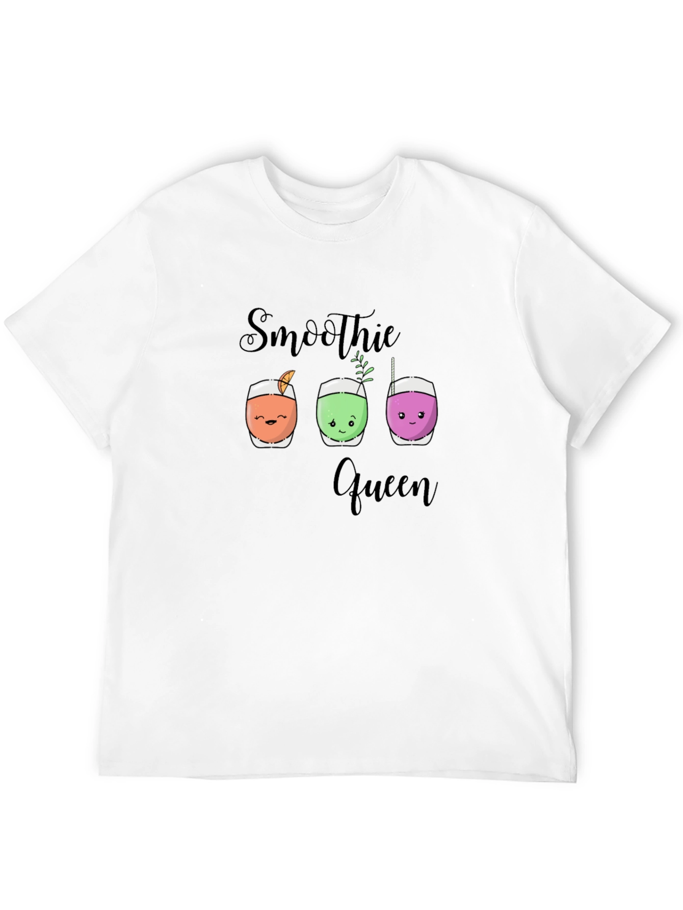 Smoothie Queen T-Shirt Cute Drink Design