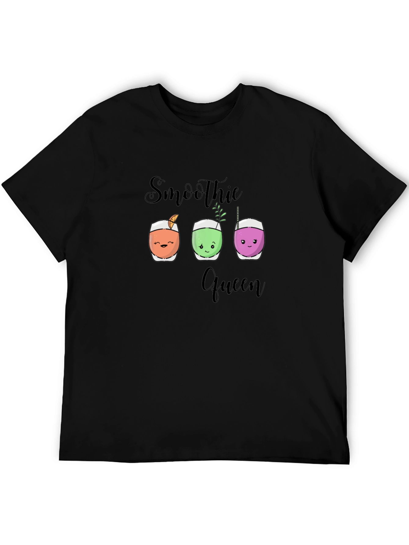Smoothie Queen T-Shirt Cute Drink Design