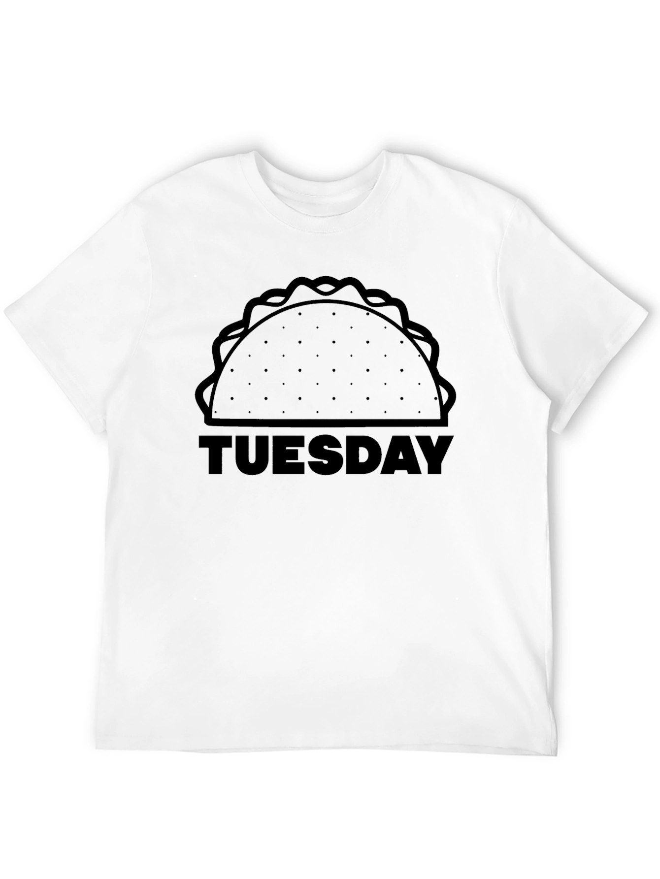 Taco Tuesday Graphic Tee - Mens Black T-Shirt